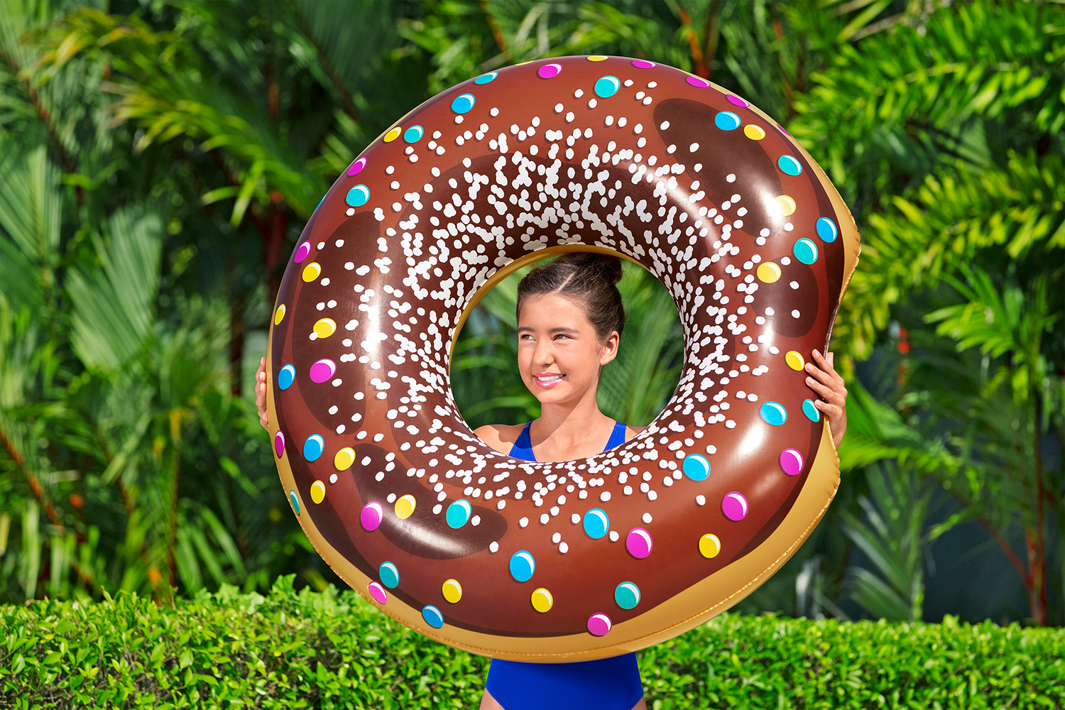 Schwimmring Donut Ø 107 cm, sortiert