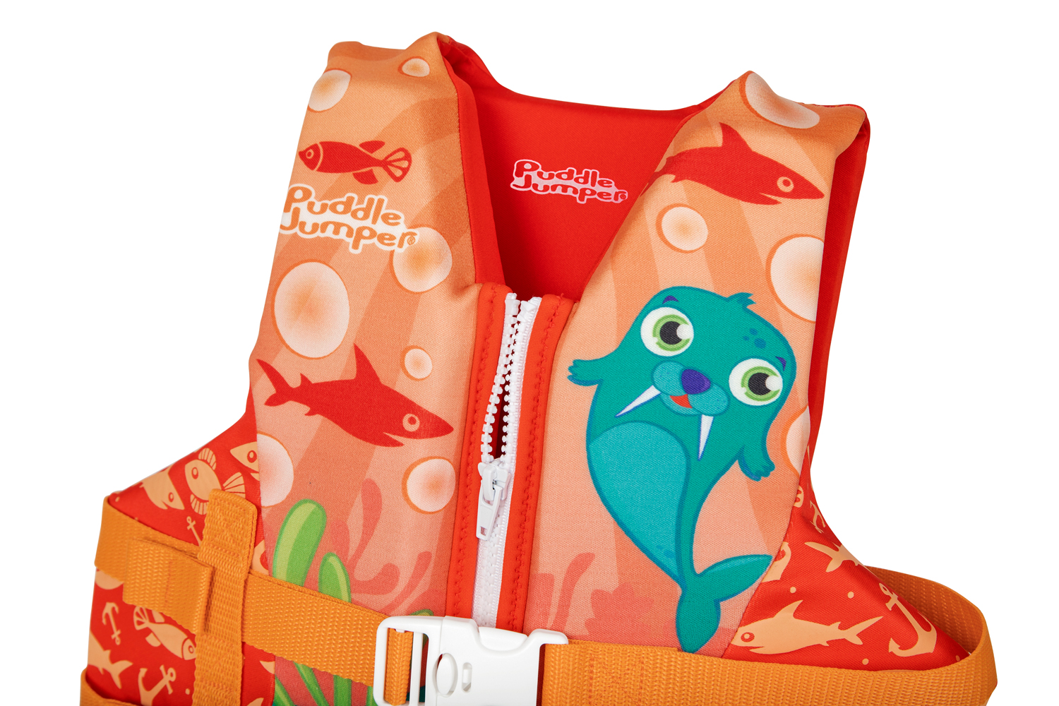 Puddle Jumper® Schwimmweste Kleines Walross mit Textilbezug, 3-6 Jahre