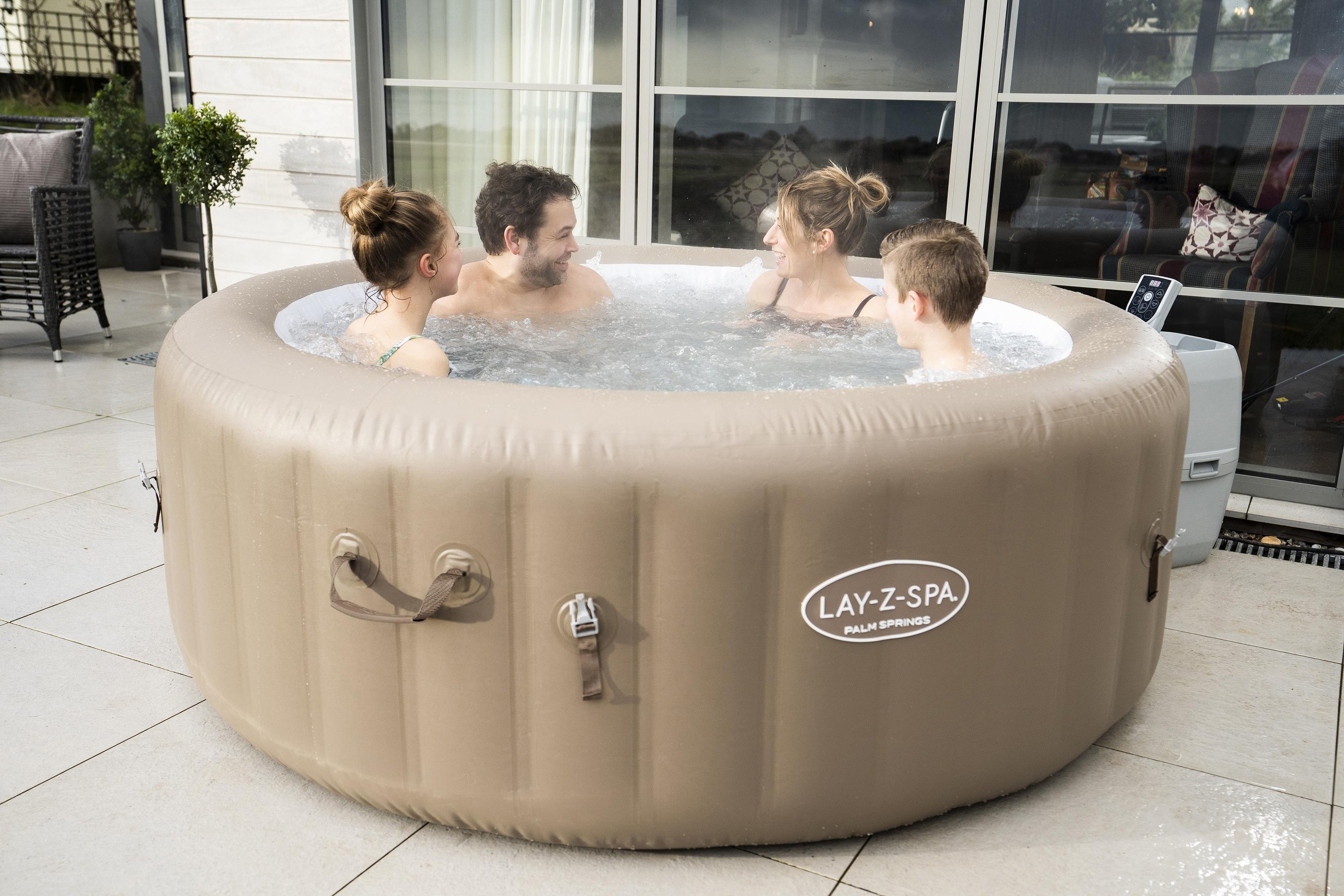 LAY-Z-SPA® Whirlpool Palm Springs AirJet™ Ø 196 x 71 cm, rund