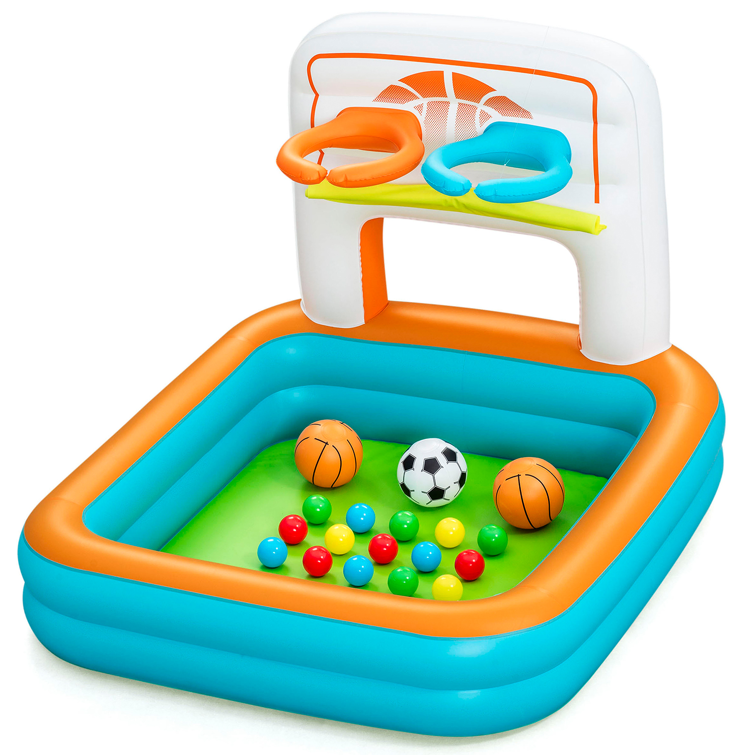3-in-1-Bällebad Kick 'n Swish™ 120 x 107 x 84 cm