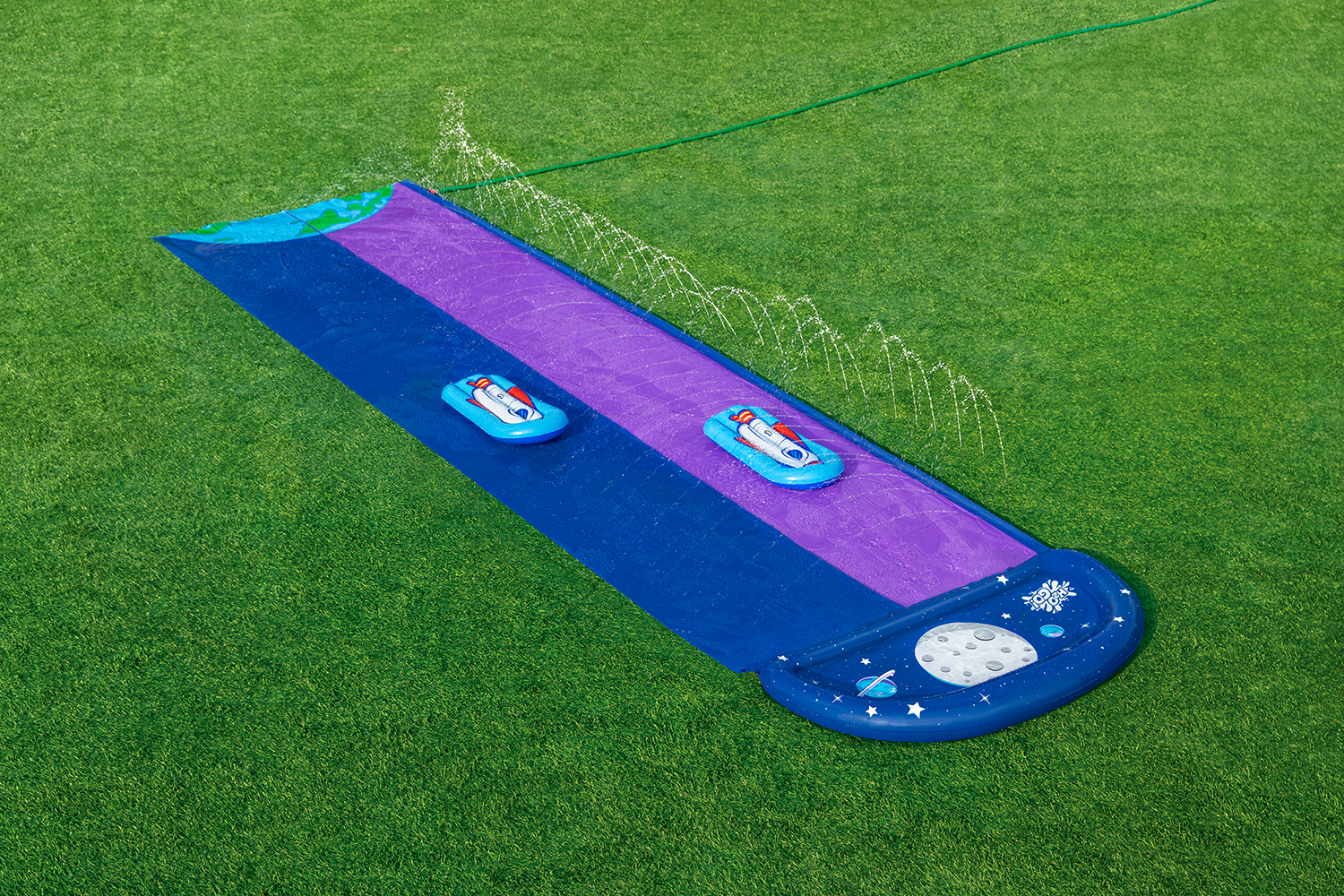 H2OGO!® 2 Personen Rutsche Lunar Launch™ 488 x 138 cm