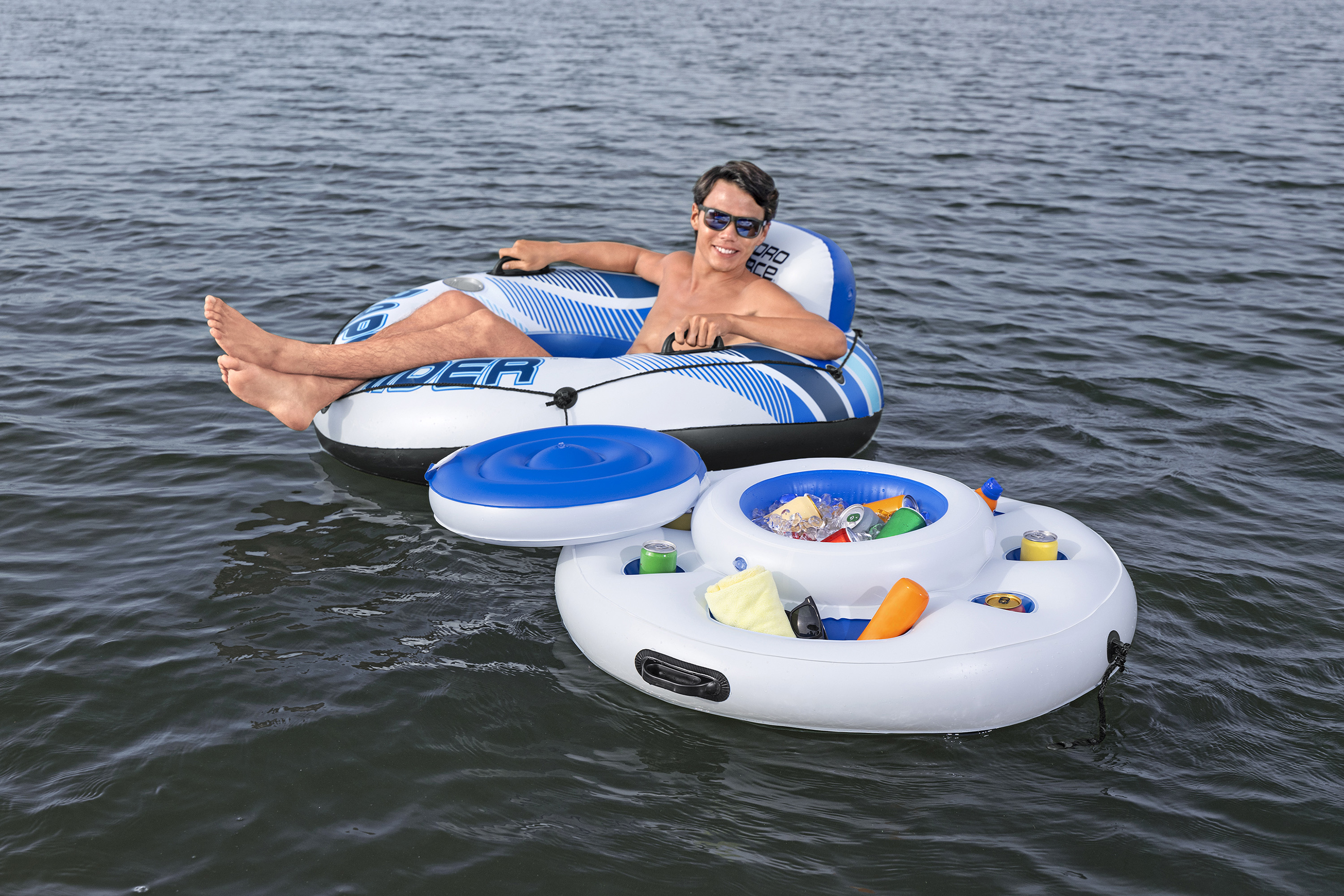 Hydro Force® Schwimmende Kühlbox Polarkreis 90 x 90 cm