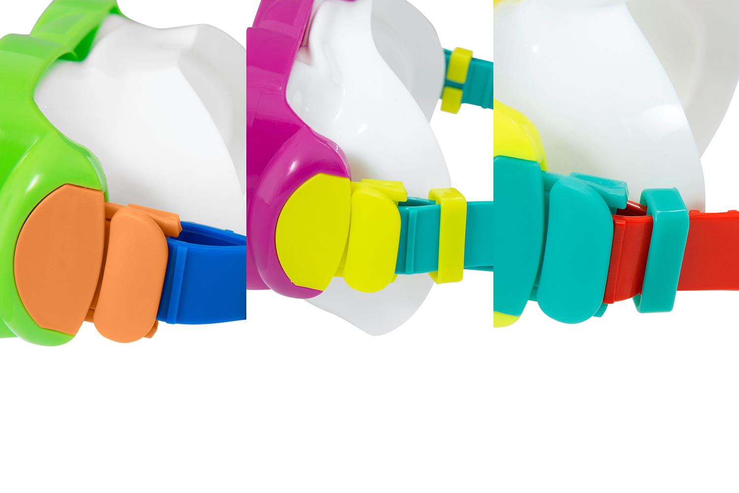 Explora Essential™ Tauchmaske ab 7 Jahren, sortiert