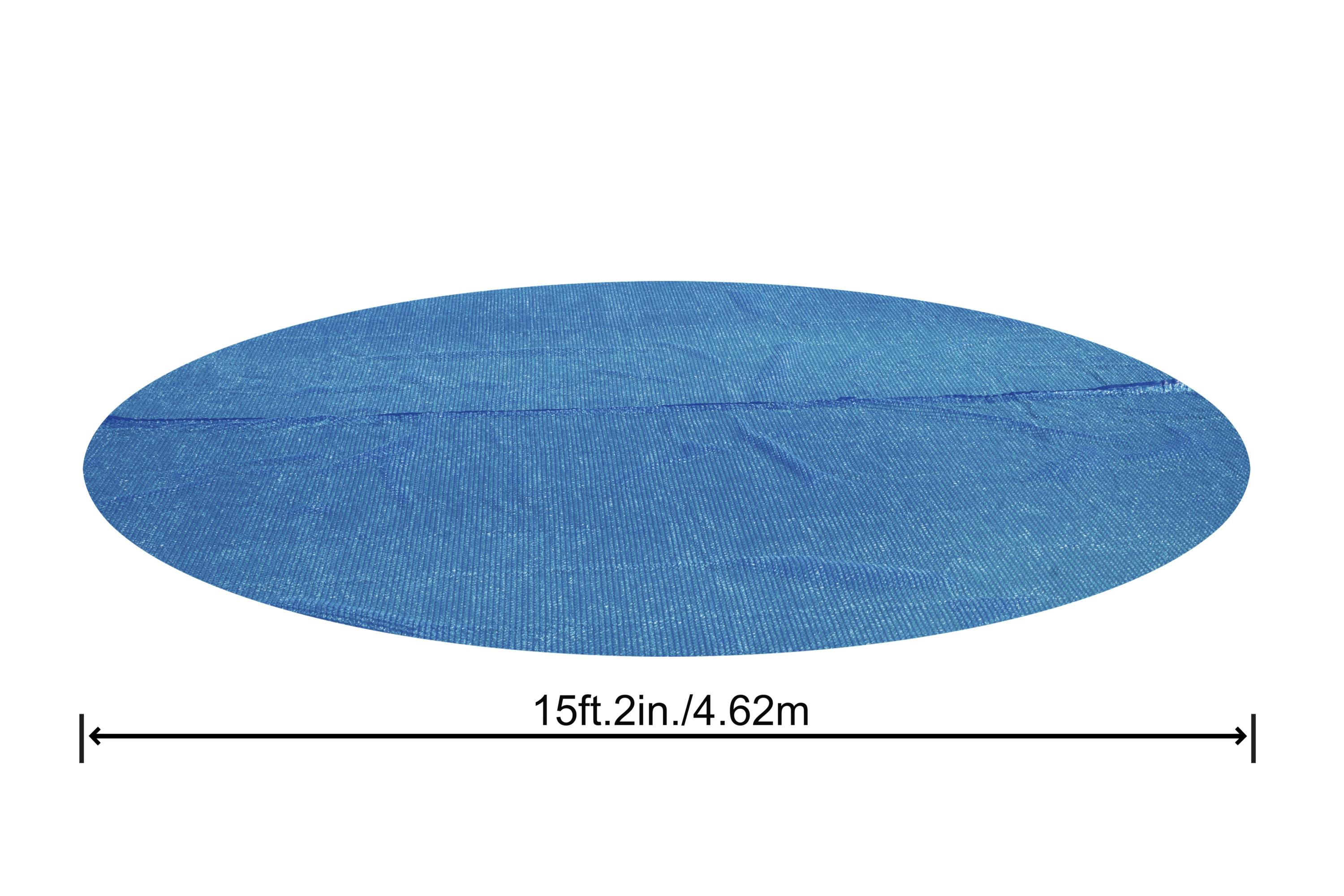Flowclear™ PE-Solarabdeckplane Ø 462 cm, blau, rund