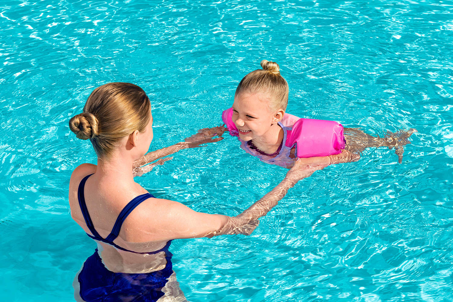Disney Junior®  Swim Safe ABC™ Schwimmflügelweste Stufe B Minnie Mouse mit Textilbezug, 3-6 Jahre