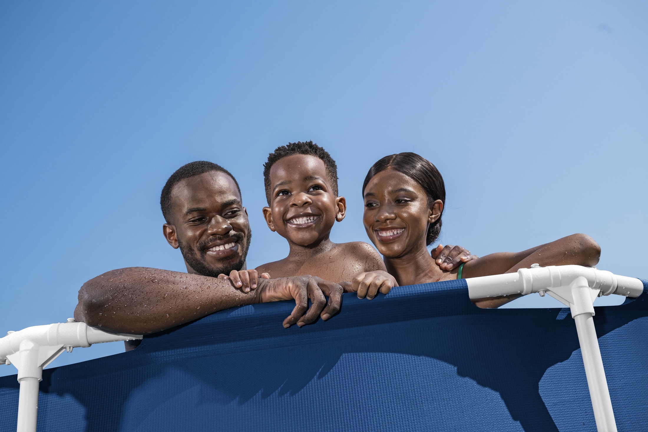 Steel Pro® Frame Pool ohne Pumpe Ø 305 x 76 cm, dunkelblau, rund