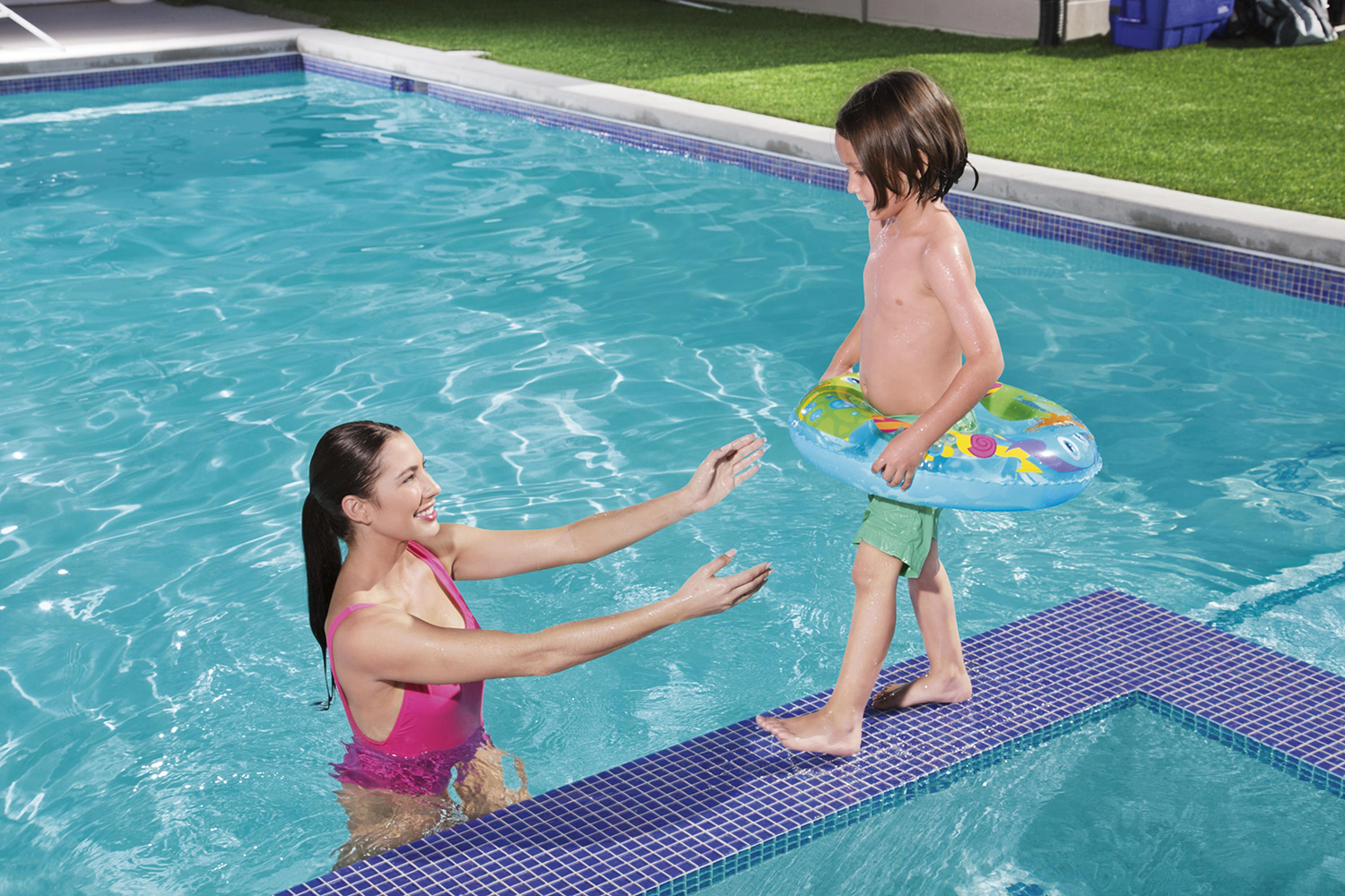 Bestway® ?22"/?56cm Designer Swim Ring