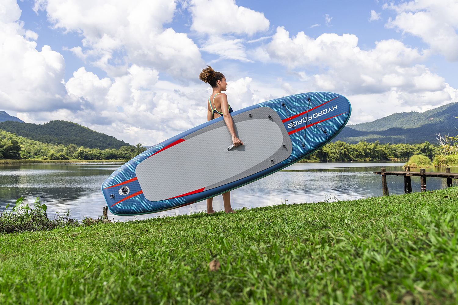 Hydro Force® SUP Allround Board-Set Oceana™ mit Sitz 305 x 84 x 15 cm