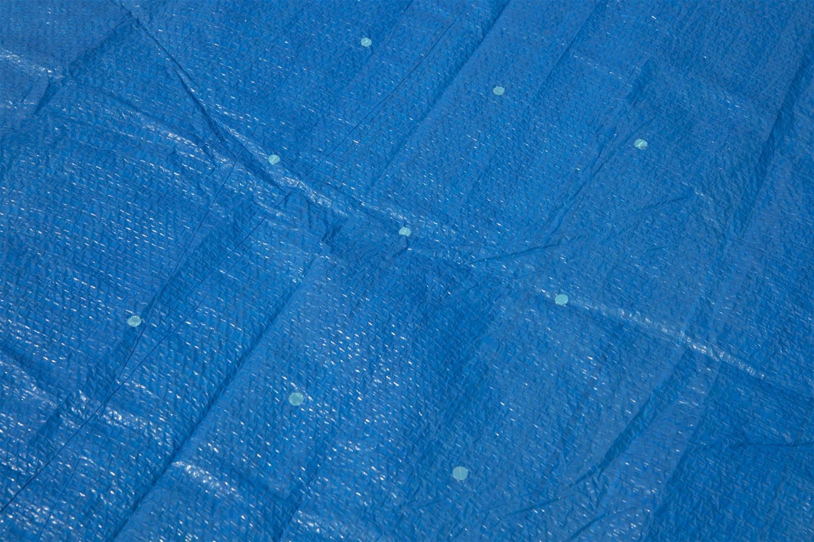 PE-Abdeckplane passend für 262 x 175 cm cm Family Pools, blau, eckig