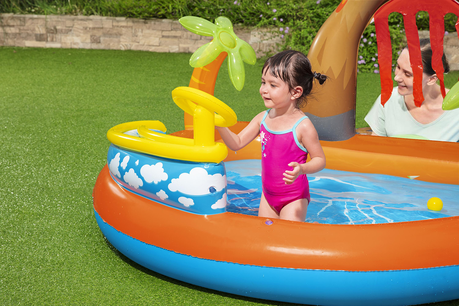 Wasserspielcenter Lava Lagoon 265 x 265 x 104 cm