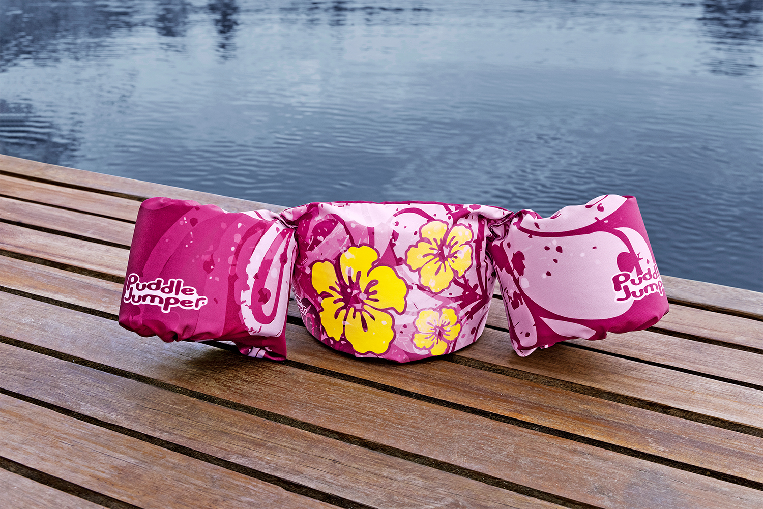 Puddle Jumper® Schwimmflügelweste Blume mit Textilbezug, 2-6 Jahre Puddle Jumper® Schwimmflügelweste Blume mit Textilbezug, 2-6 Jahre