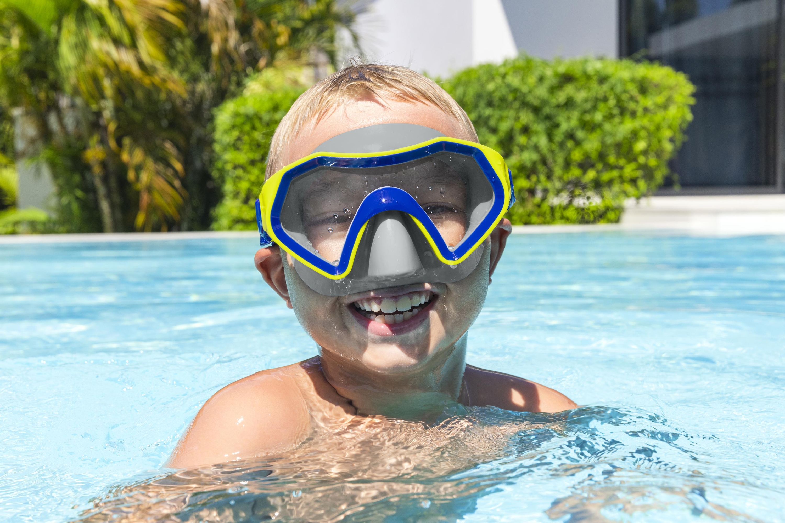 Crusader™ Tauchmaske ab 7 Jahren, Blau