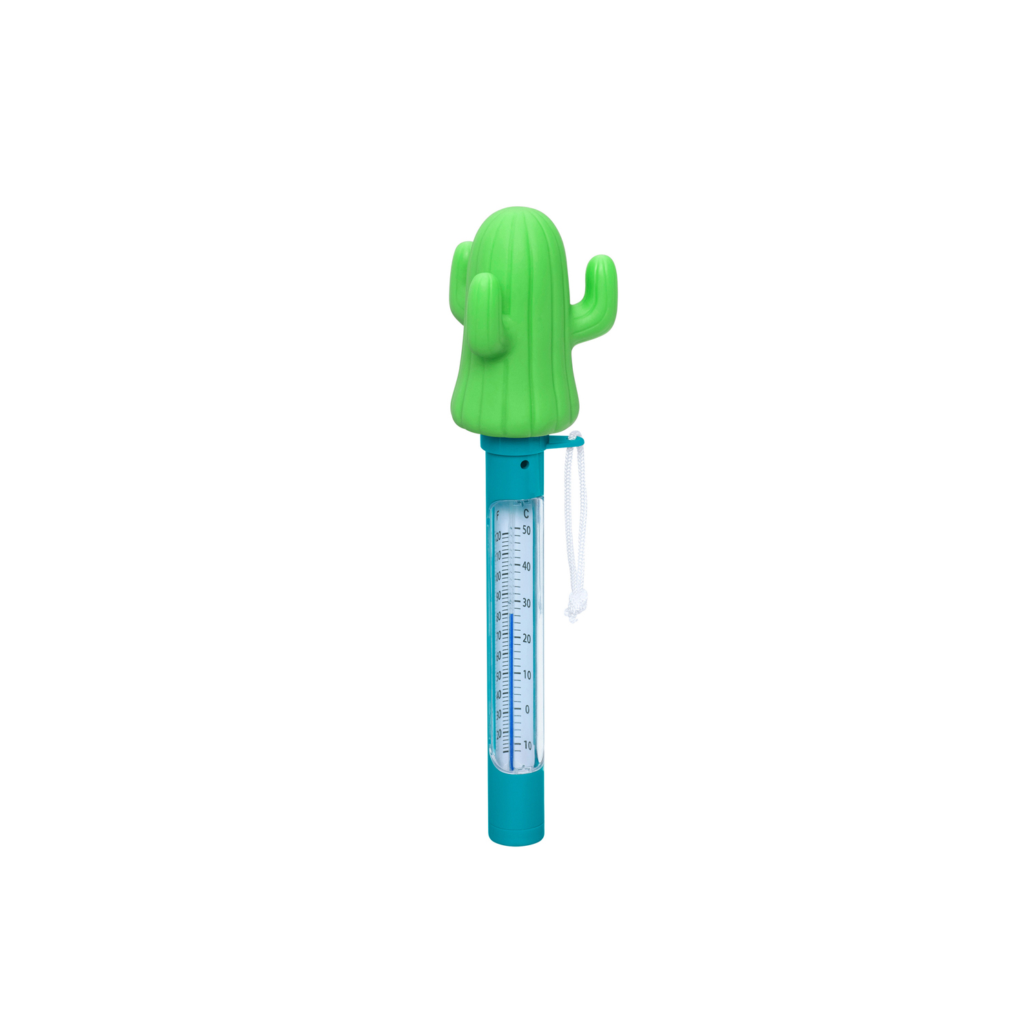 schwimmendes Poolthermometer Kaktus 8 x 6,5 x 25 cm
