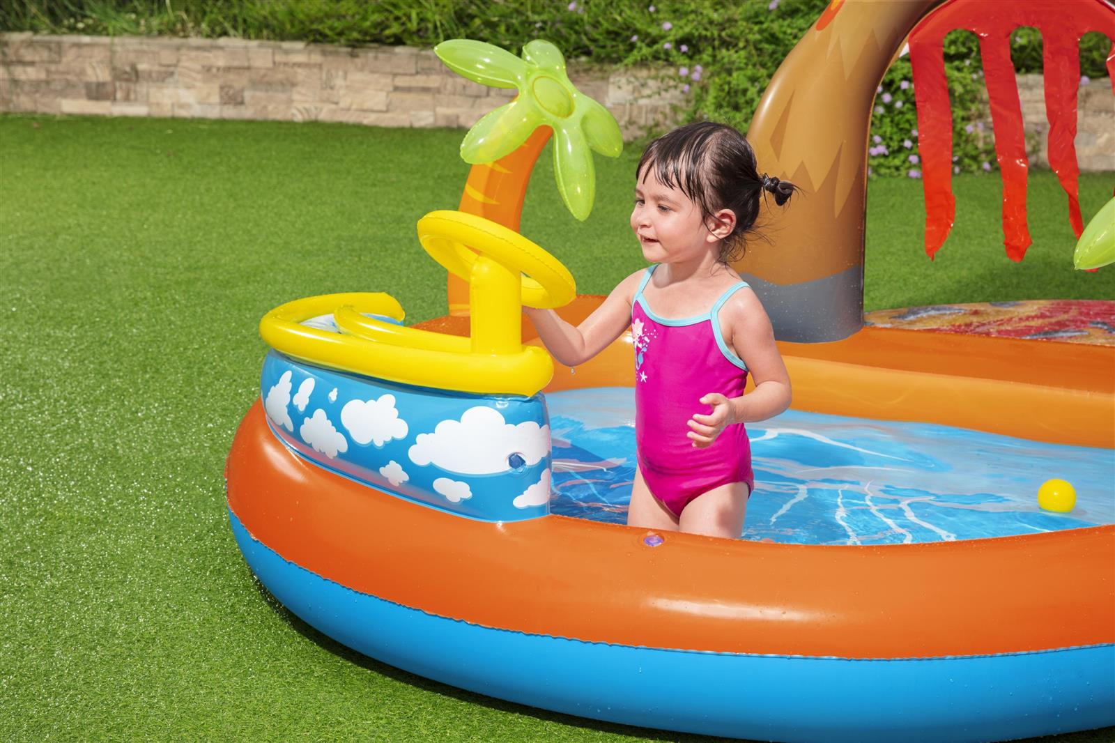 Wasserspielcenter Lava Lagoon 265 x 265 x 104 cm