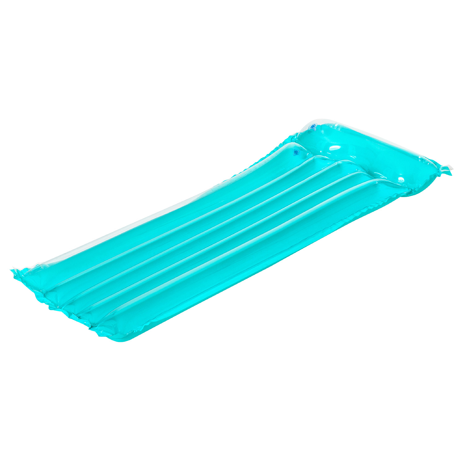 Luftmatratze Transparent 183 x 76 cm, Türkis