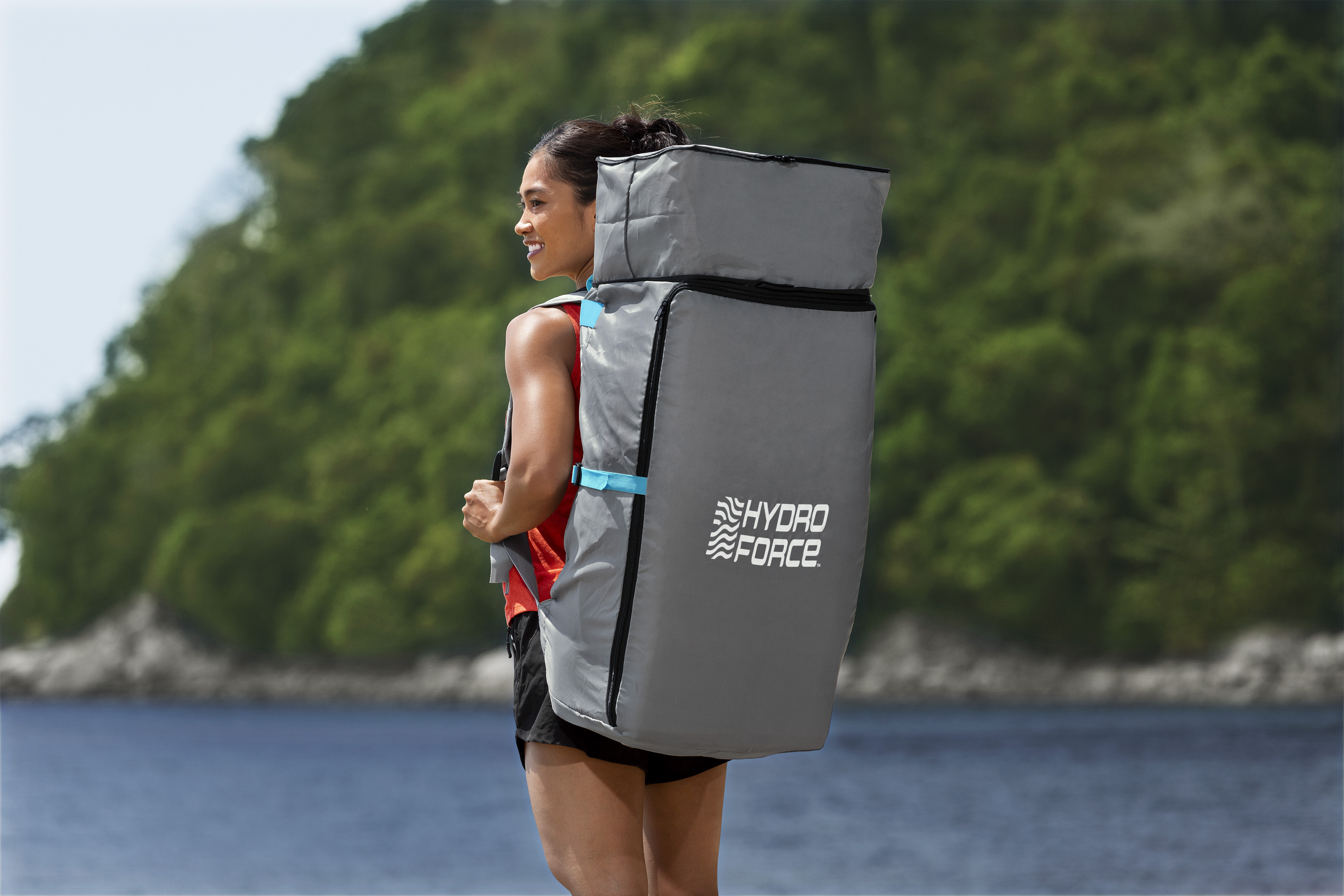 Hydro Force® SUP Touring Board-Set Aqua Glider™ 320 x 79 x 12 cm