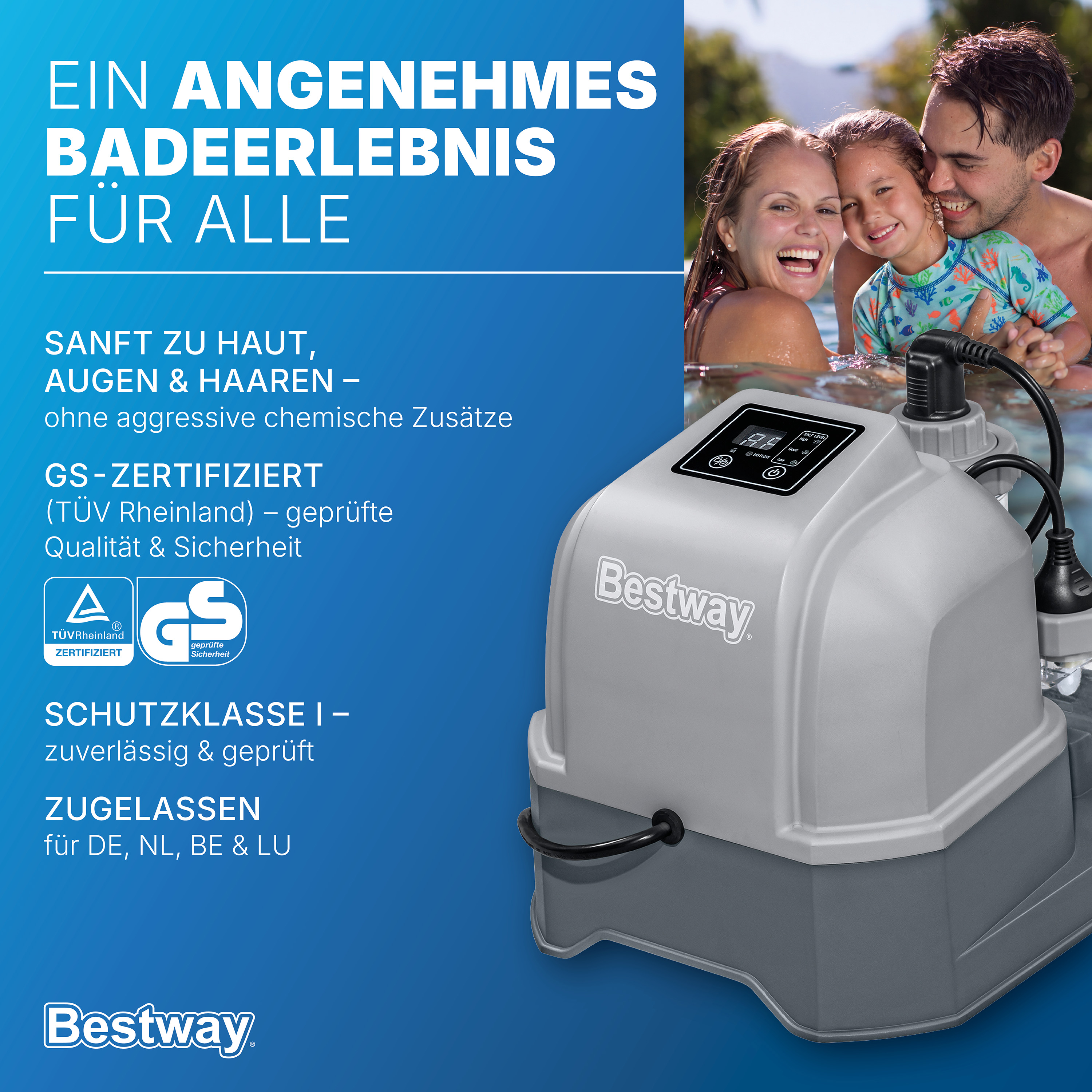 Salzwasseranlage Hydrogenic™ 12 g/h, 100 W