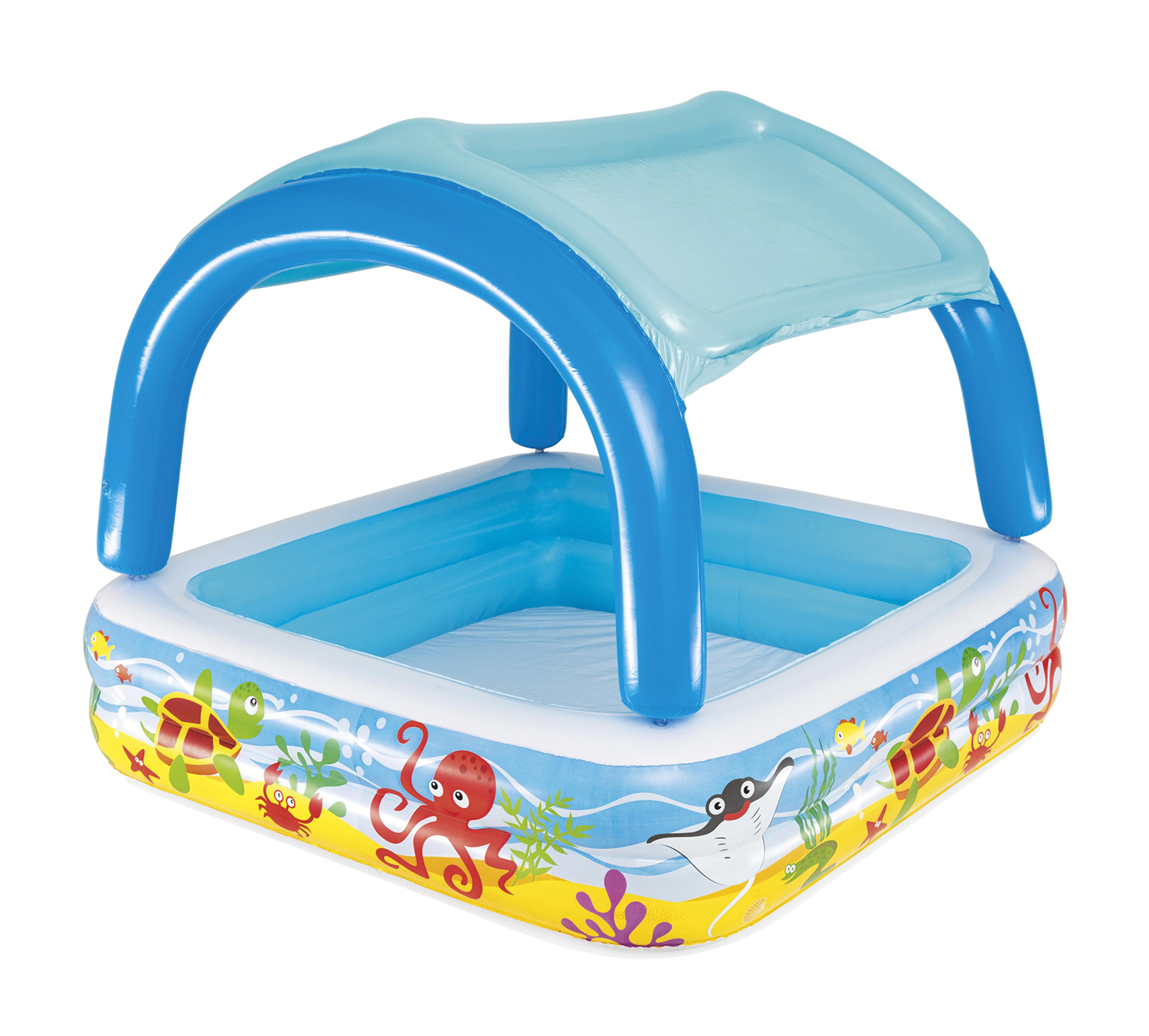 Planschbecken Beach Buddy™ mit Sonnenschutzdach 140 x 140 x 114 cm
