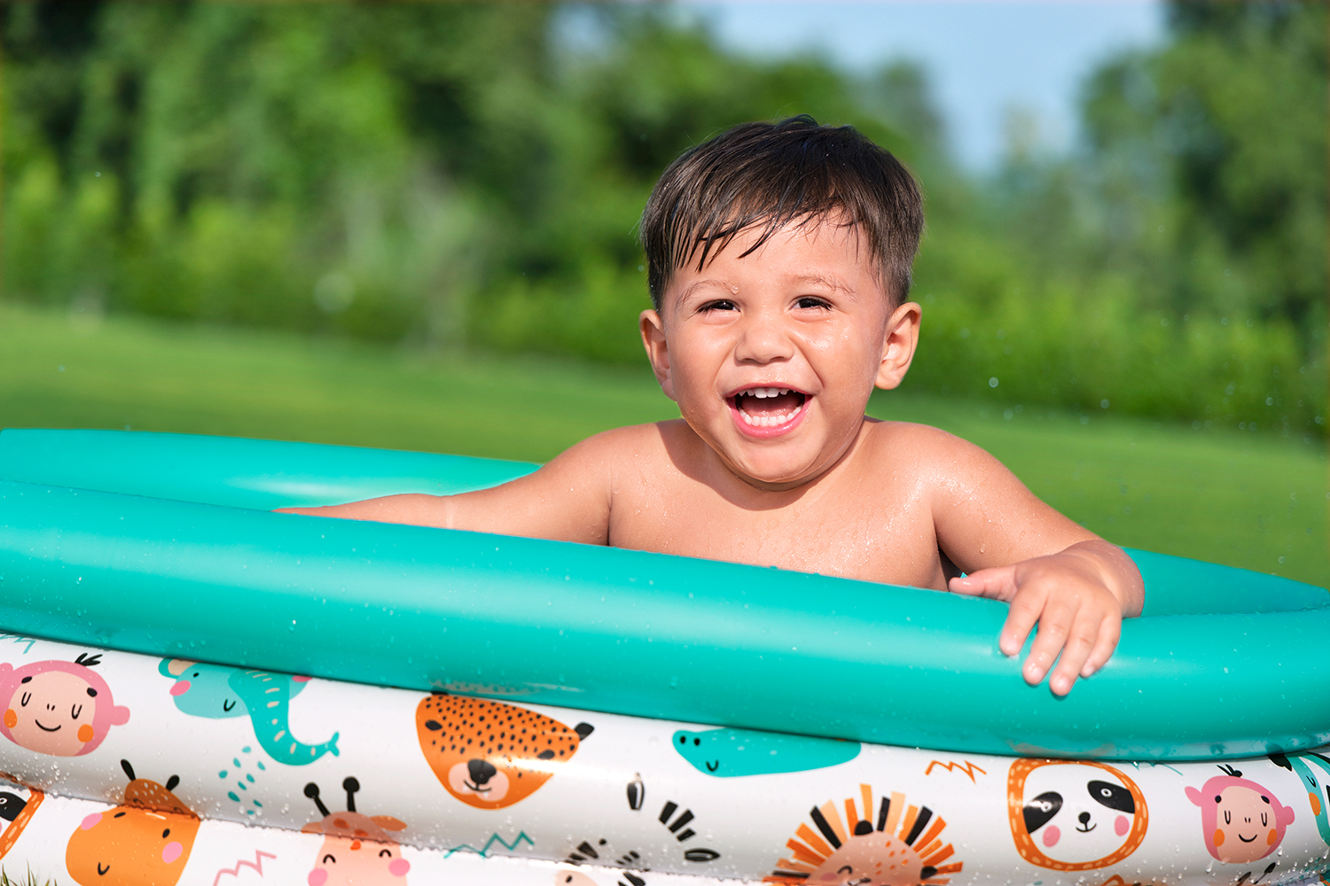 Planschbecken Safari Pals™ Ø 102 x 25 cm Planschbecken Safari Pals™ Ø 102 x 25 cm