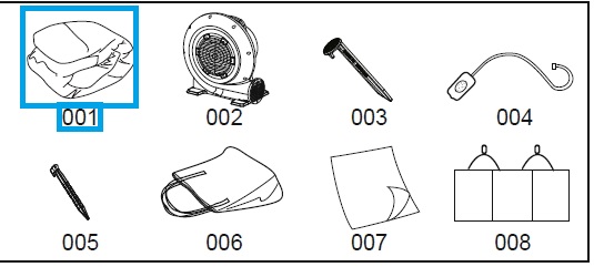 Bestway® Spare Part H2OGO!® Waterpark Mount Splashmore (body only) 435 x 286 x 267 cm