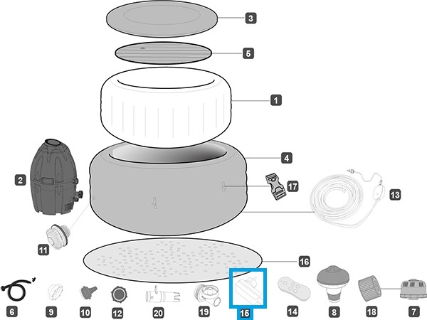 Bestway® Spare Part Transformer for Lay-Z-Spa™ Paris Bestway® Spare Part Transformer for Lay-Z-Spa™ Paris