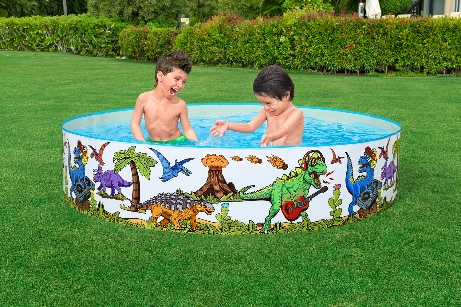 Fill 'n Fun™ Planschbecken Dinosaurier, Ø 183 x 38 cm
