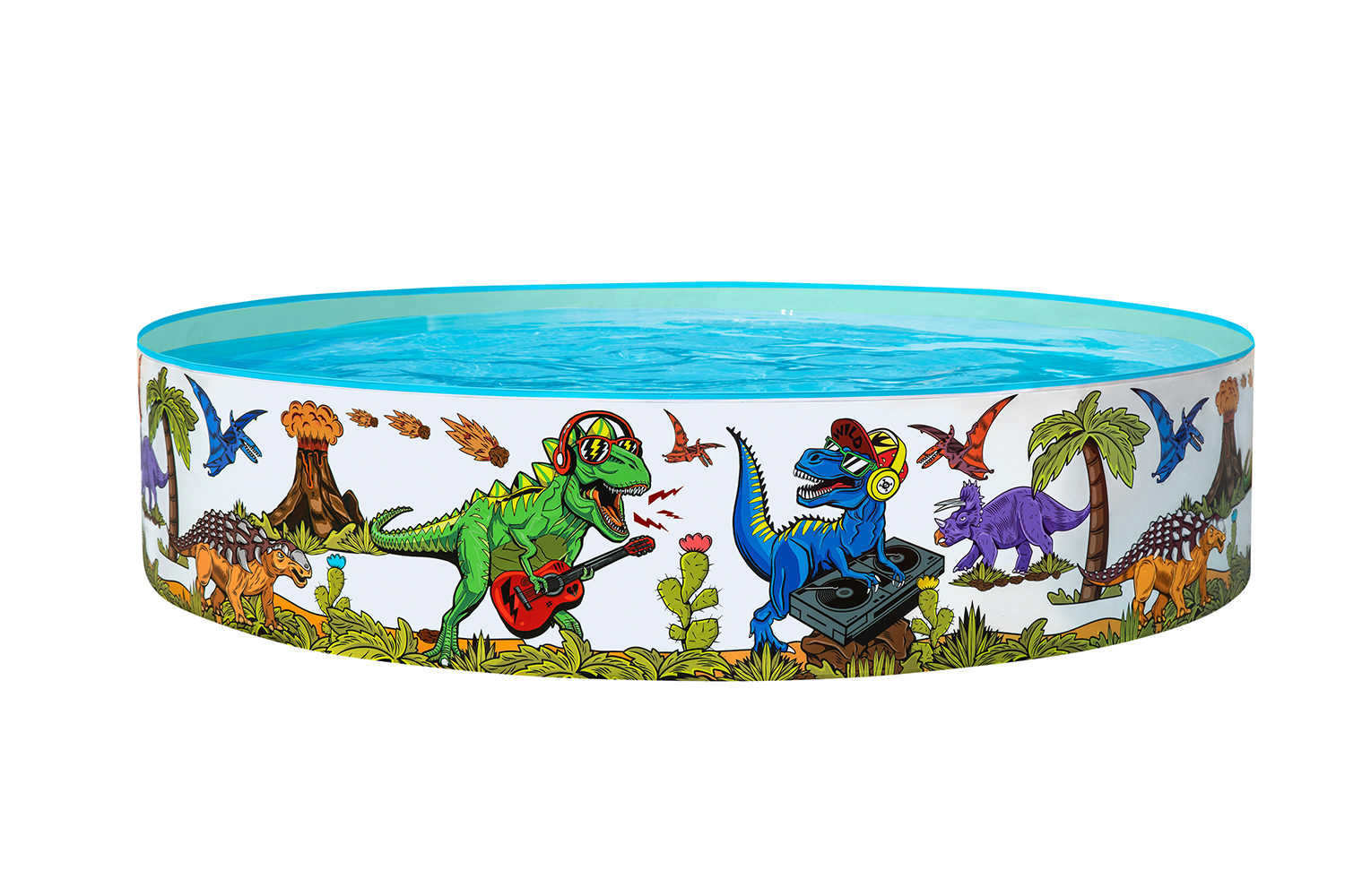 Fill 'n Fun™ Planschbecken Dinosaurier, Ø 183 x 38 cm