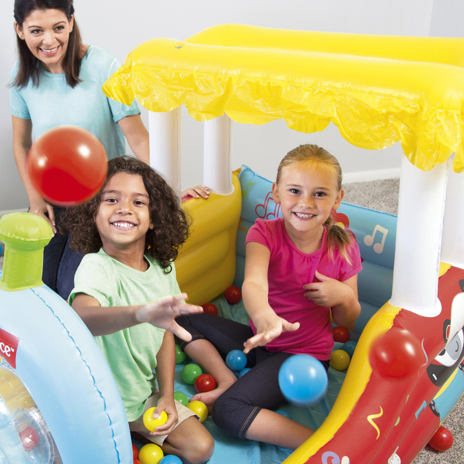 Fisher-Price® 52" x 37" x 35"/1.32m x 94cm x 89cm Train Ball Pit