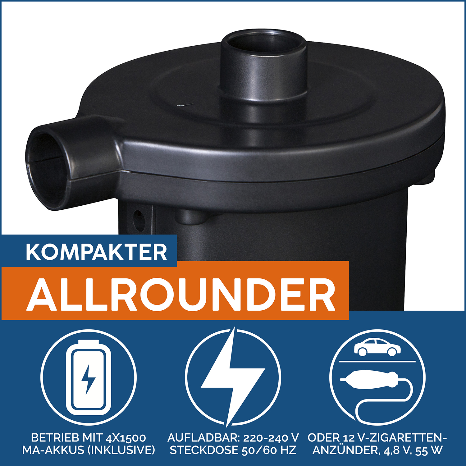 Sidewinder™ Akku-Elektroluftpumpe Sidewinder™ Akku-Elektroluftpumpe