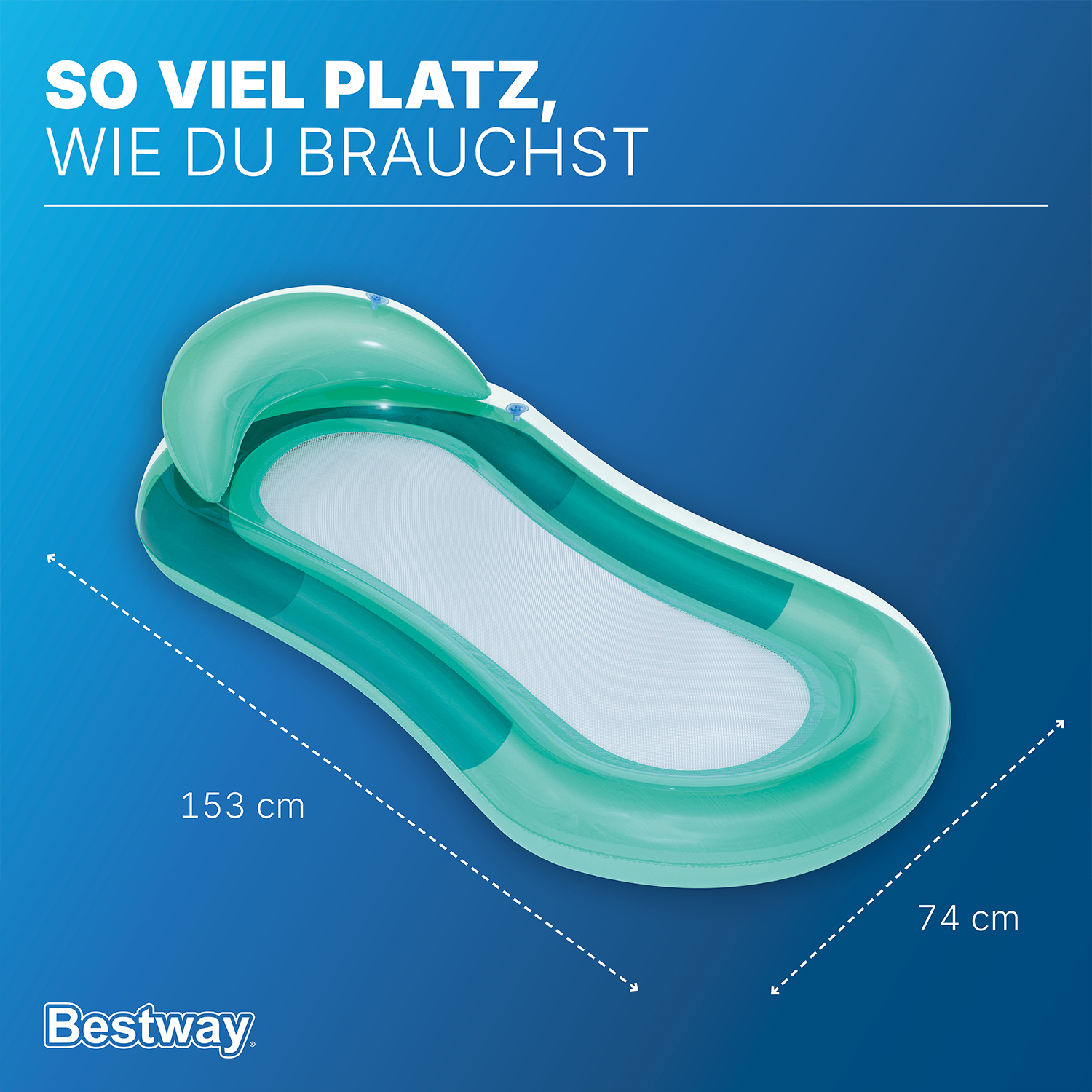 Luftmatratze Hydroluxe™ 160 x 84 cm, Grün