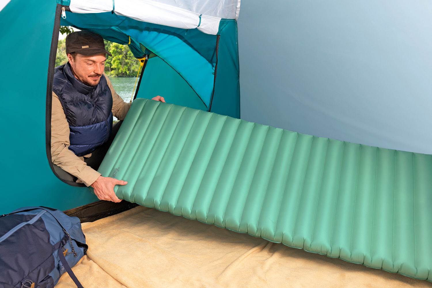 aufblasbare Single-Isomatte AdventuRest™ 188 x 58,5 x 7,5 cm