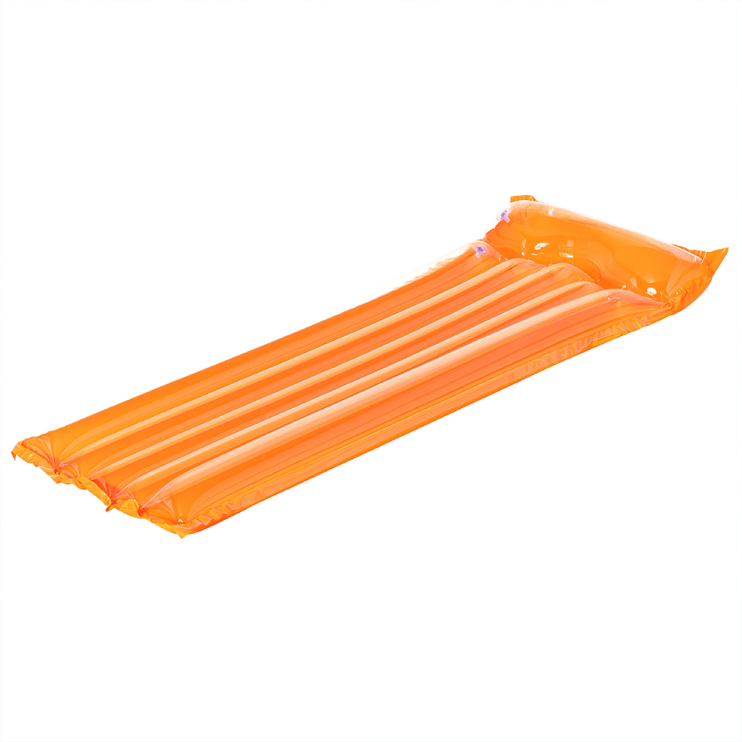 Luftmatratze Transparent 183 x 76 cm, Orange Luftmatratze Transparent 183 x 76 cm, Orange