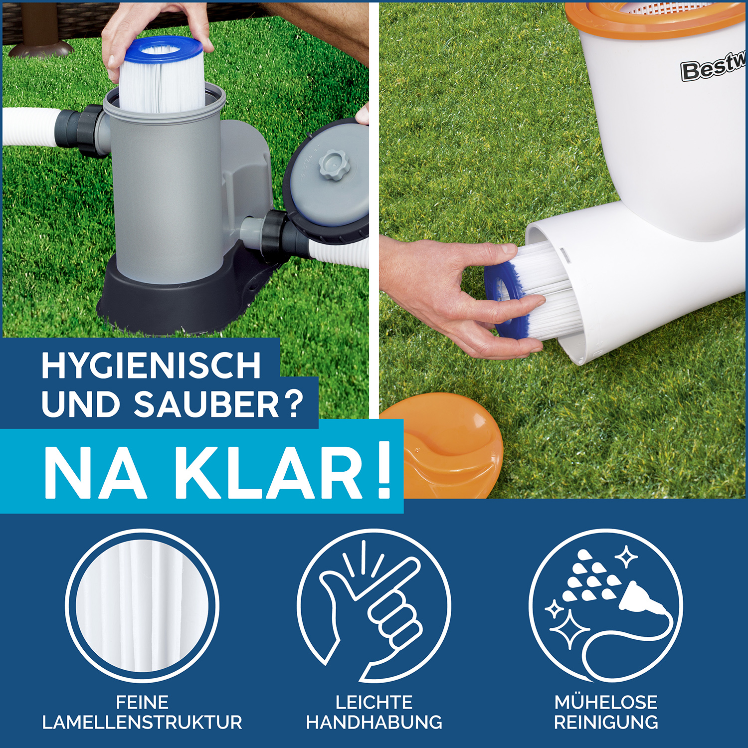 Flowclear™ Filterkartusche Gr. III, 10,6 x 20,3 cm Flowclear™ Filterkartusche Gr. III, 10,6 x 20,3 cm