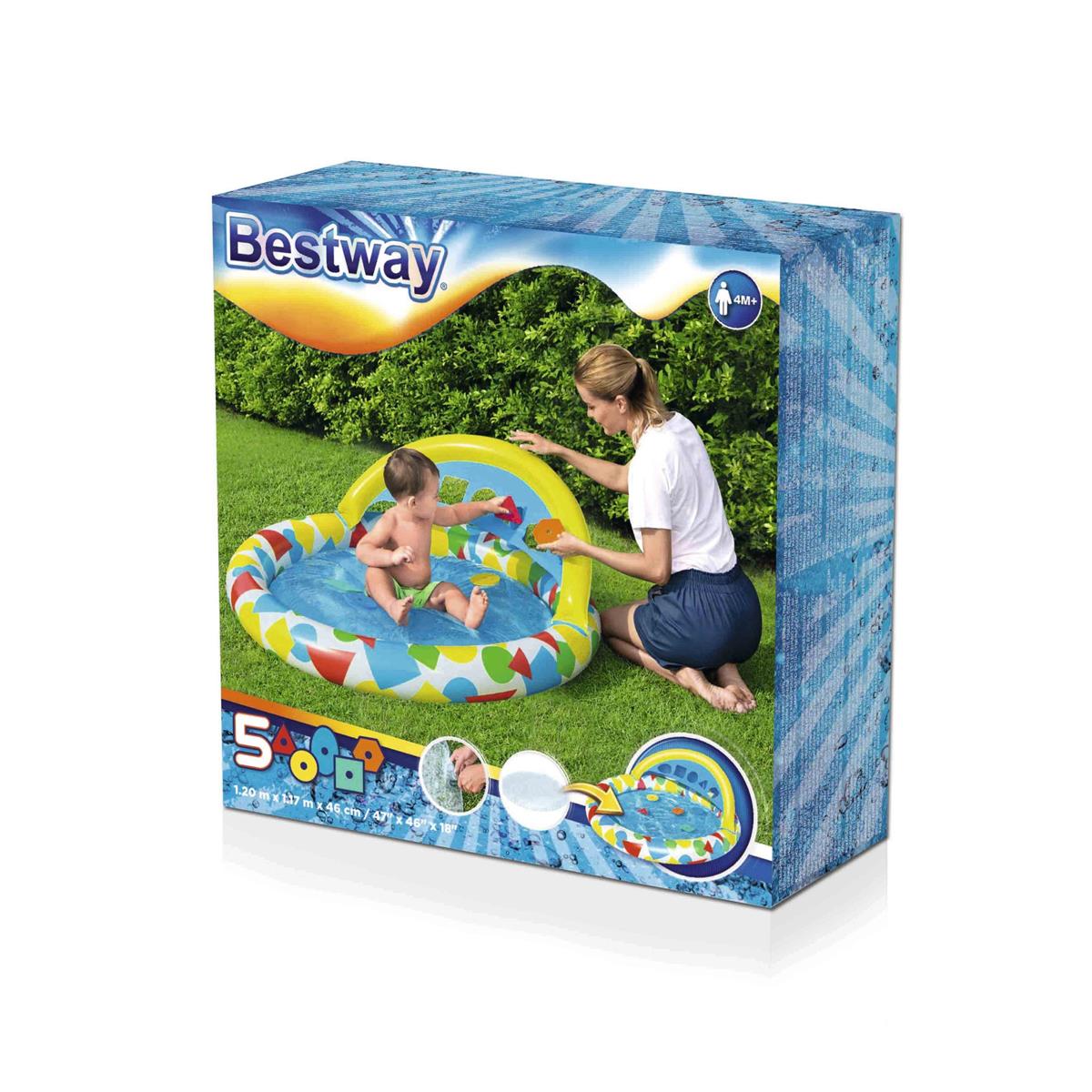 Lil' Splash & Learn™ Planschbecken 120 x 117 x 46 cm