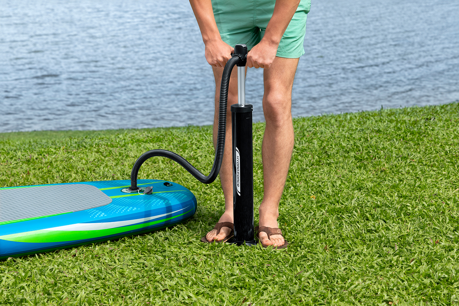 Hydro Force® SUP Allround Board-Set Aqua Journey™ 274 x 76 x 12 cm Hydro Force® SUP Allround Board-Set Aqua Journey™ 274 x 76 x 12 cm