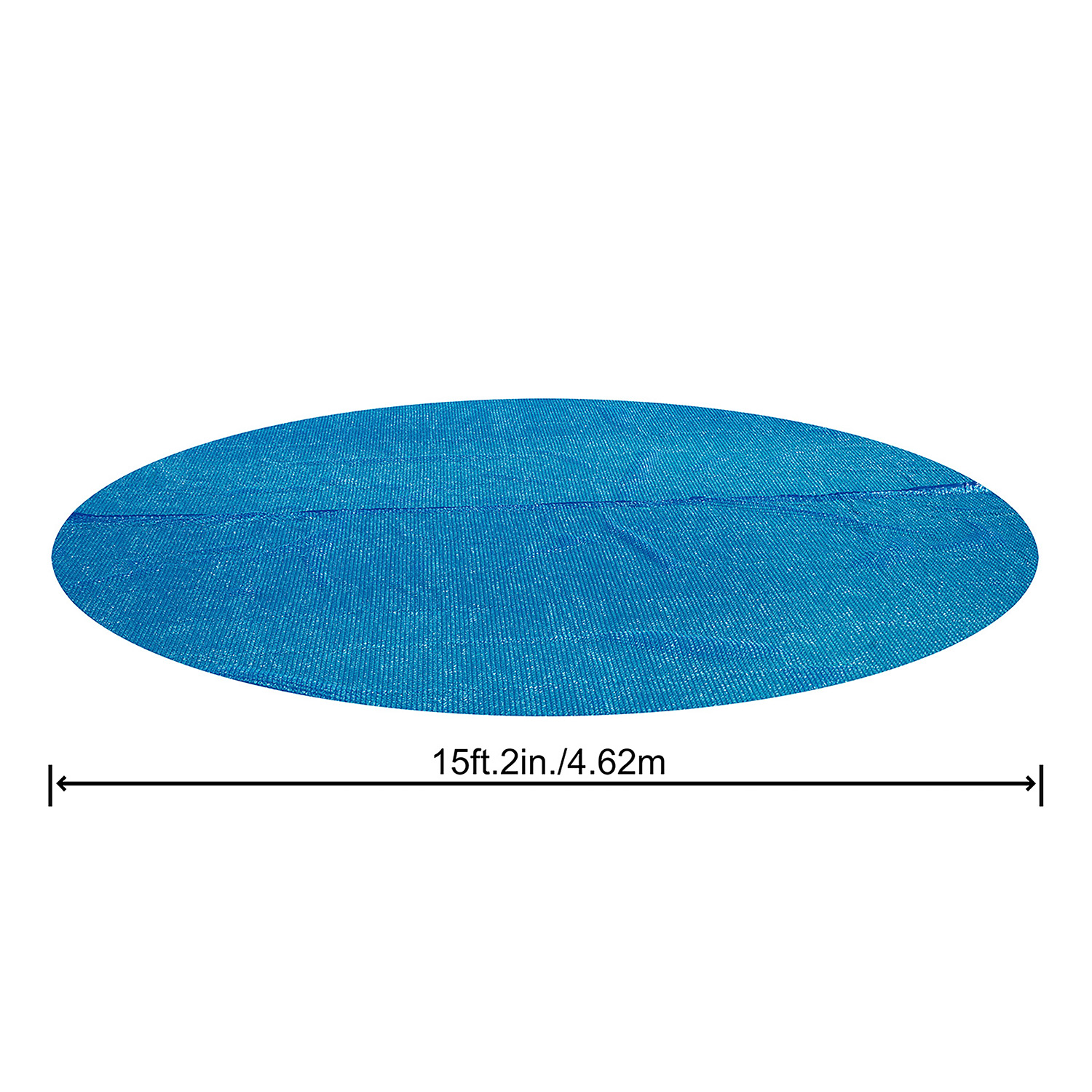 PE Solarabdeckplane Ø 462 cm, blau, rund