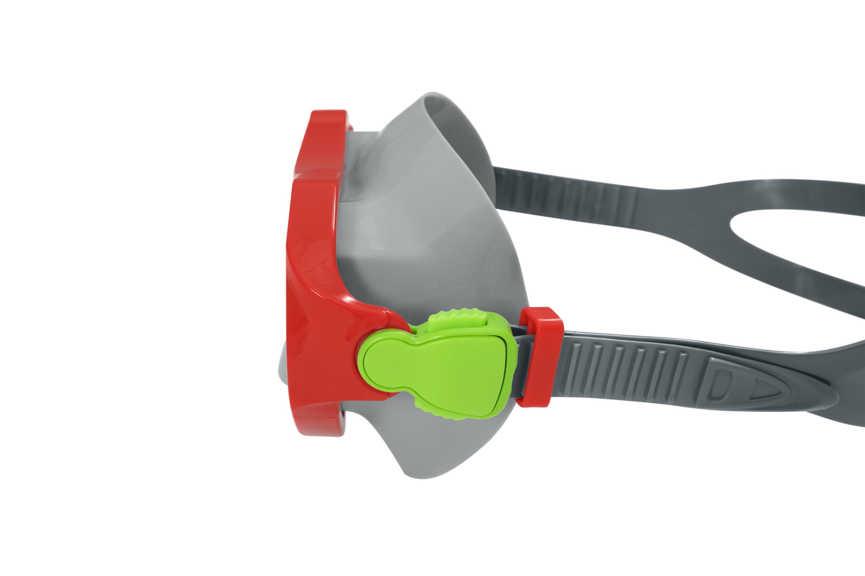 Crusader™ Tauchmaske ab 7 Jahren, Grau