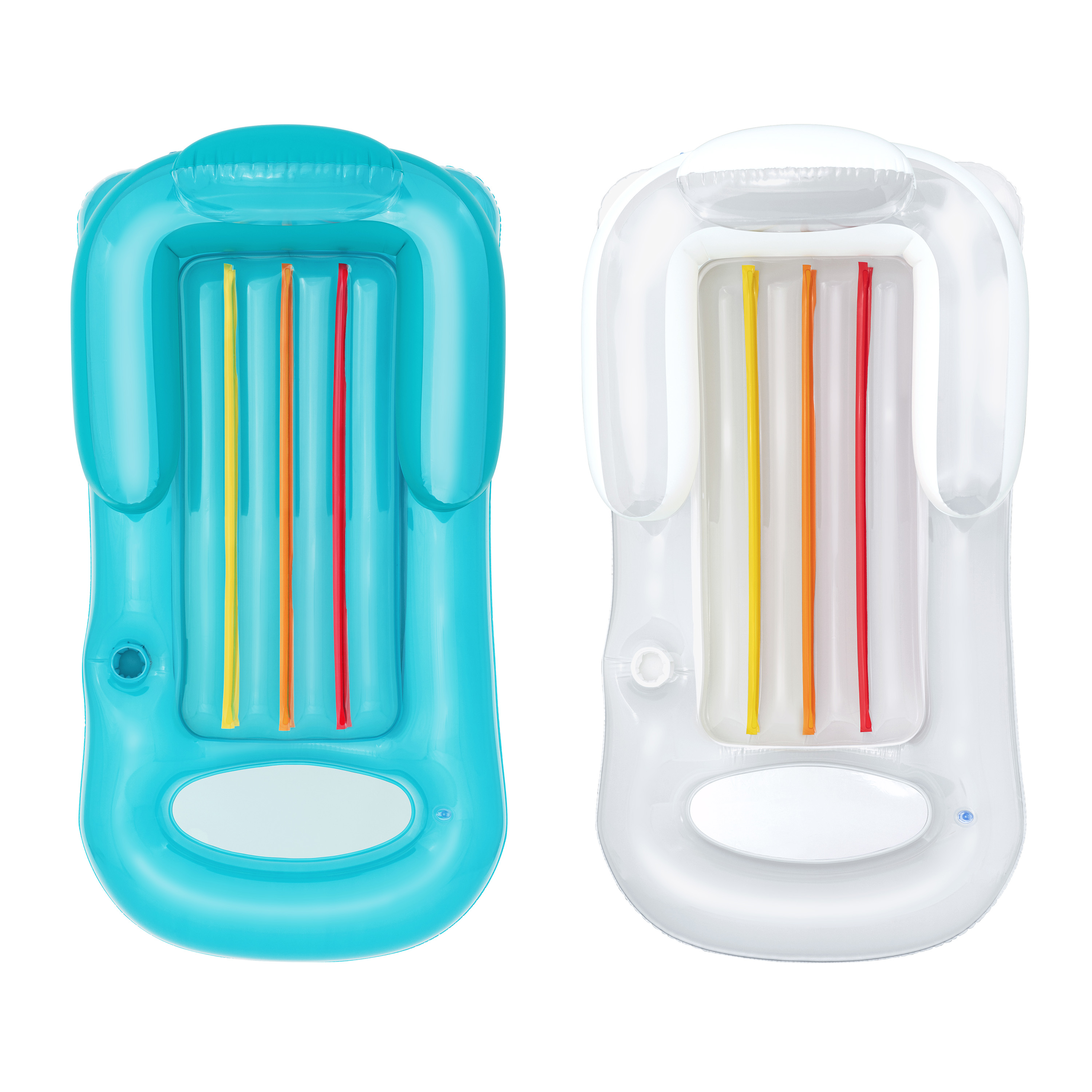 Luftliege Sommerfarben mit Rückenlehne 150 x 77 x 50 cm, sortiert