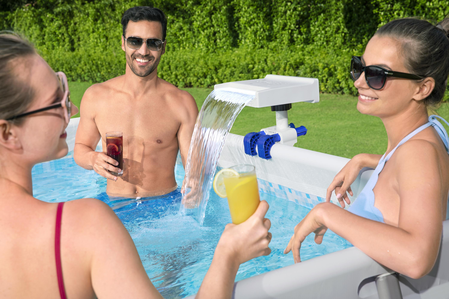 Flowclear™ Wasserfall mit LED-Licht