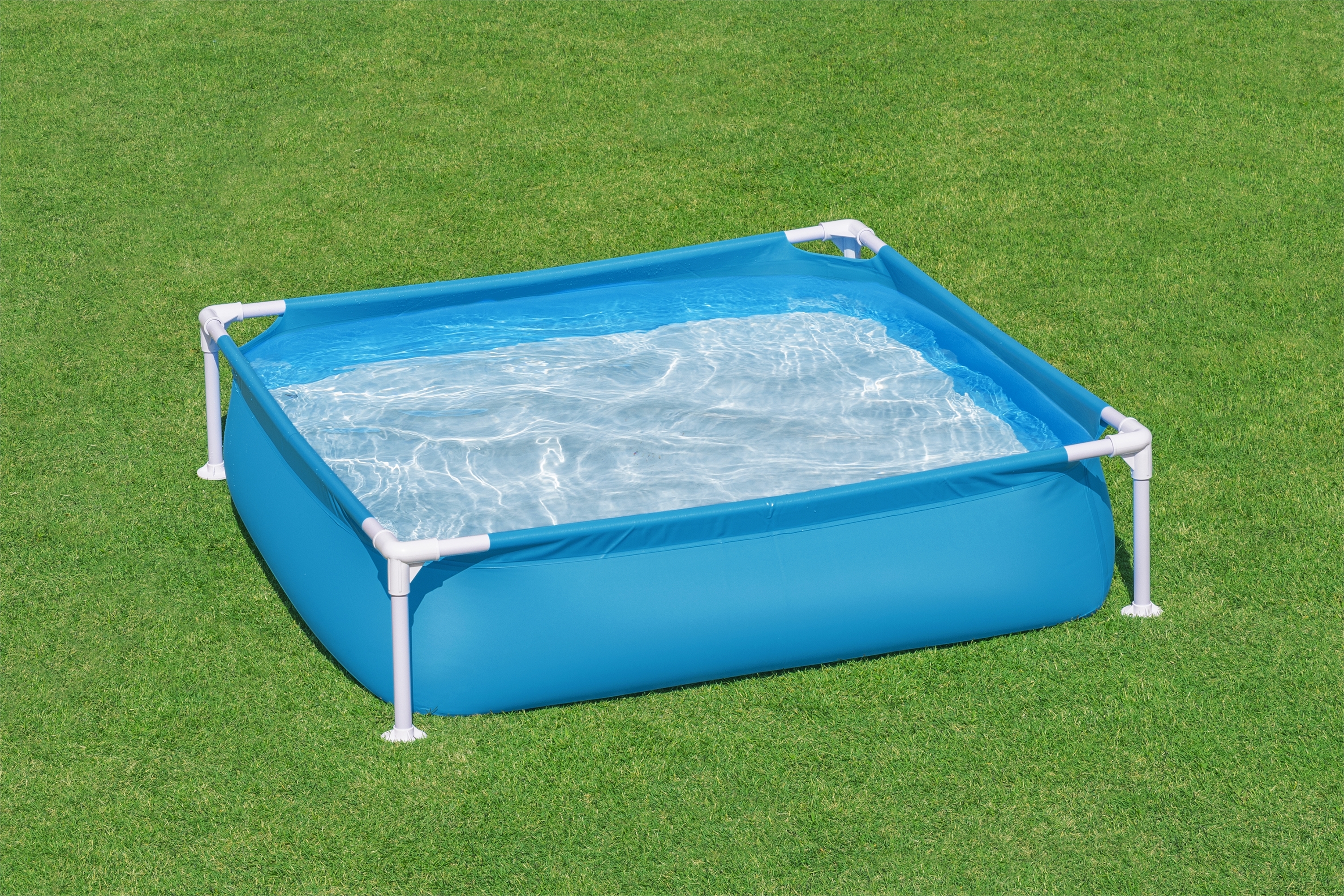 My First Frame Pool 122 x 122 x 30,5 cm, blau , eckig
