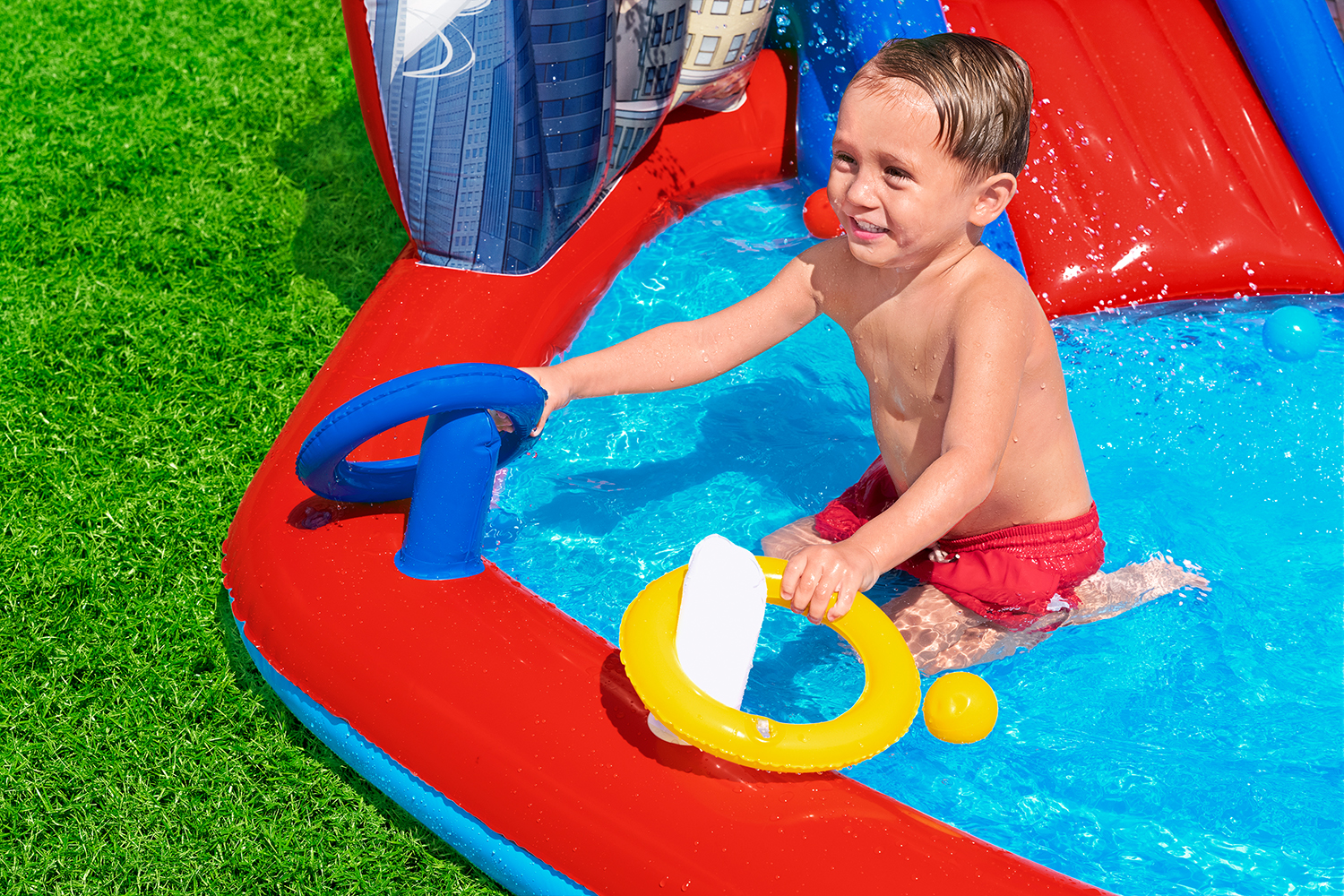 Spider-Man™ Wasserspielcenter 211 x 206 x 127 cm Spider-Man™ Wasserspielcenter 211 x 206 x 127 cm