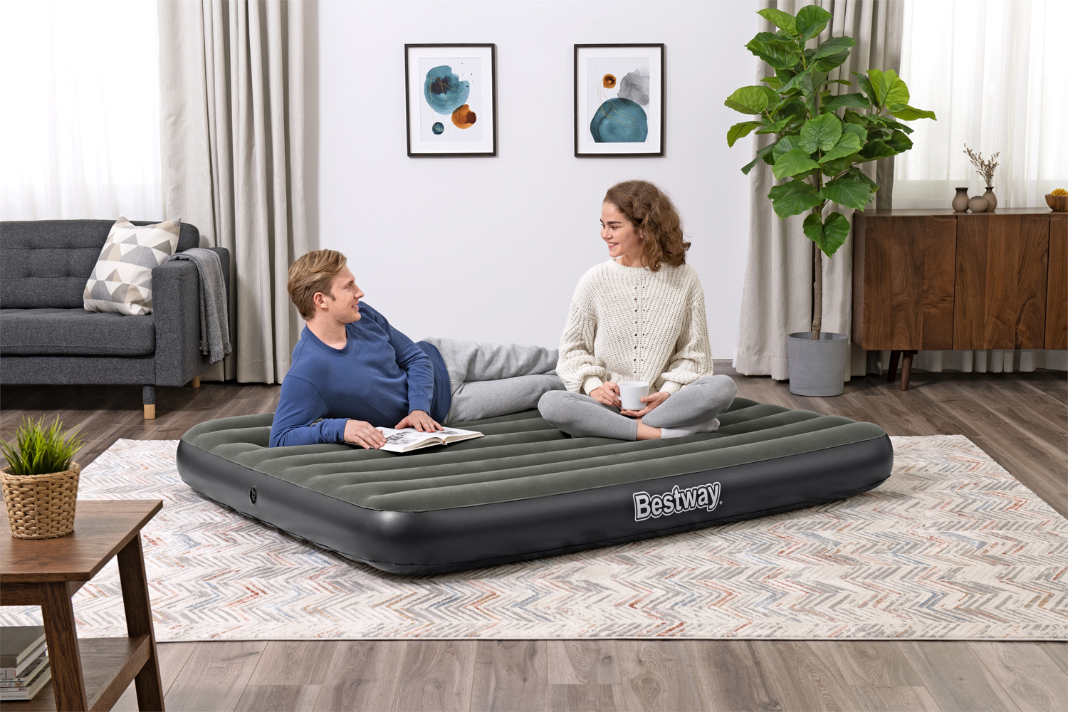 TriTech™ Doppelluftbett 203 x 152 x 25 cm