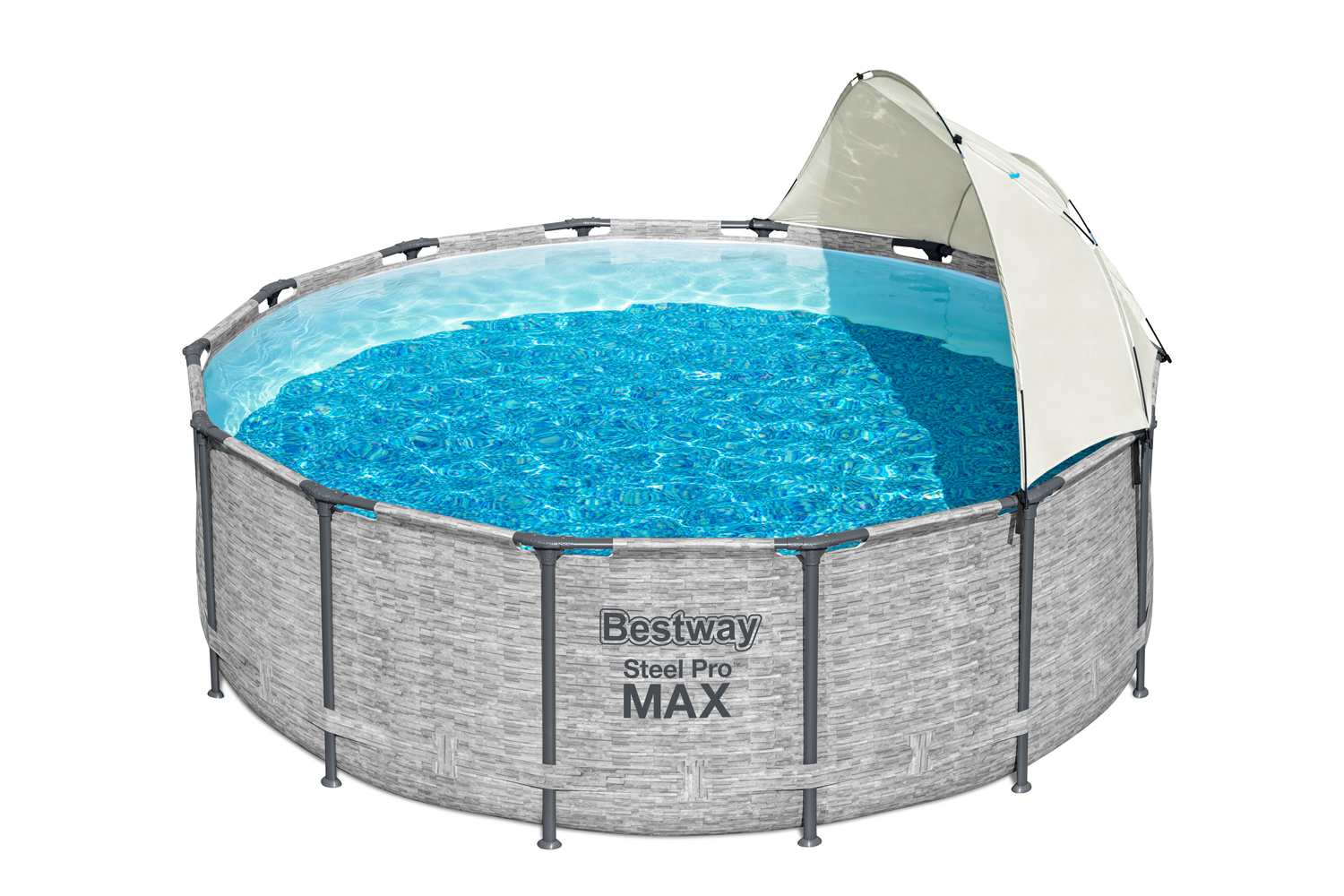 Sonnenschutzdach für runde Pools
