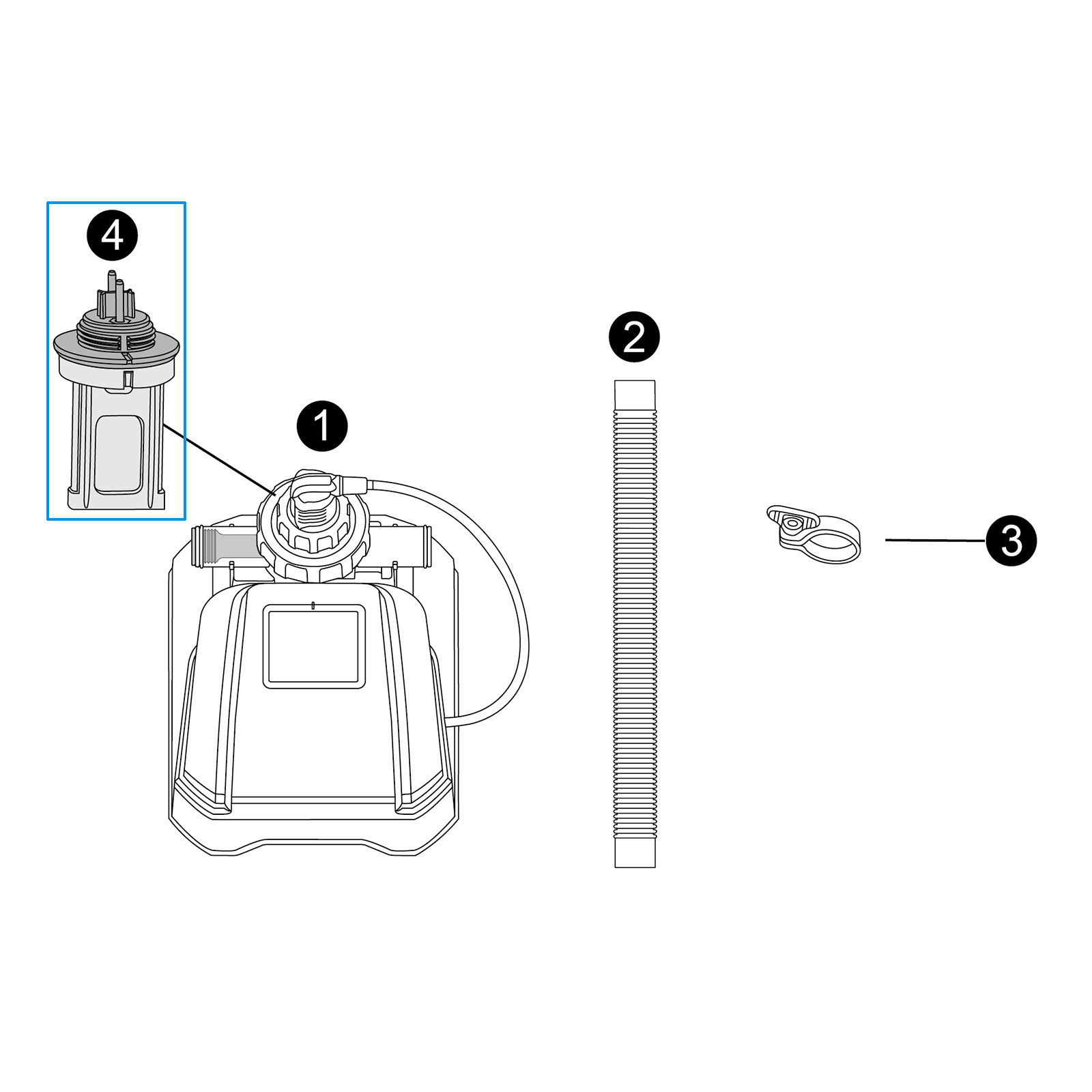 Bestway® Ersatzteil Elektrode für Hydrogenic Salzwasseranlage 2 g/h