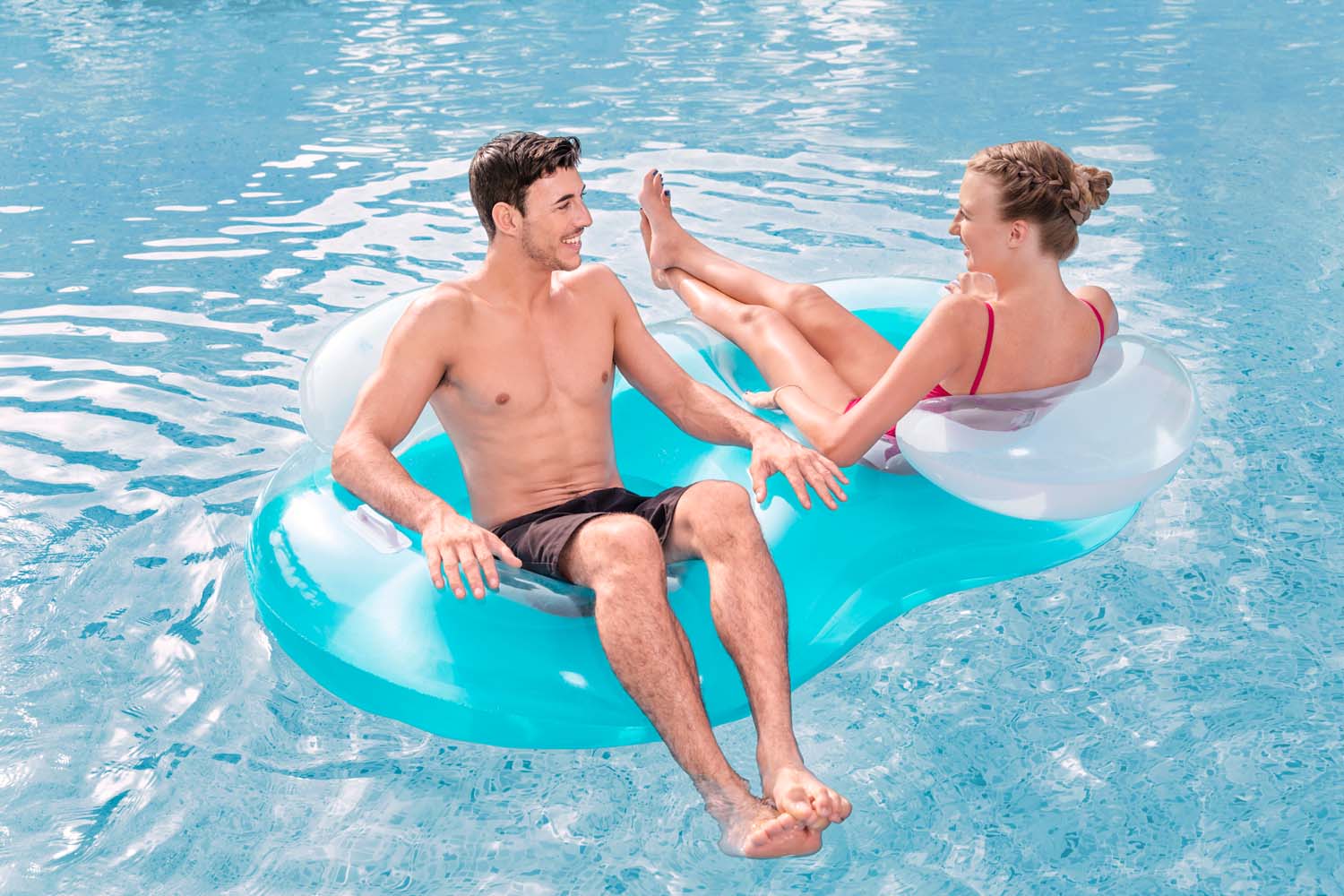 Bestway® 6'2" x 46"/1.88m x 1.17m Double Ring Lounge