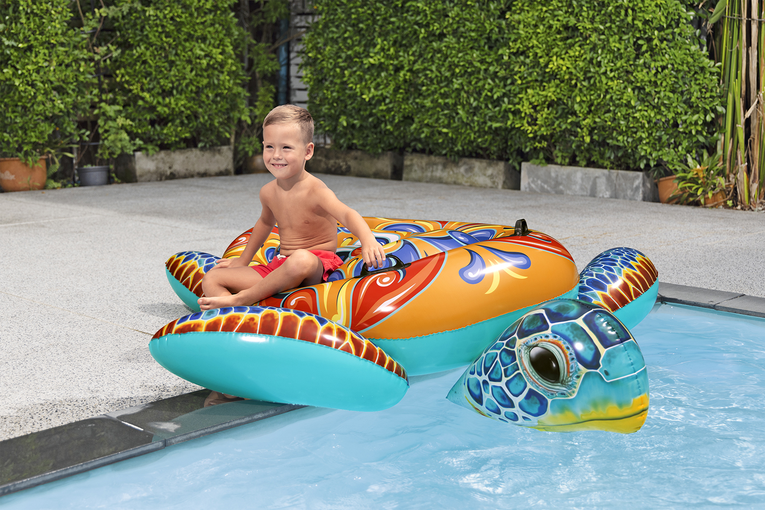 Schwimmtier Mediterranean Turtle™ 186 x 168 x 42 cm