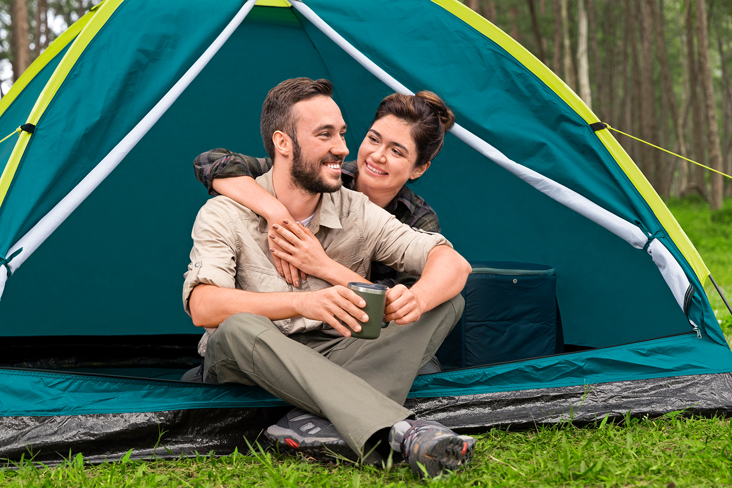 4-Personen-Zelt Wander Dome™ 200 x 240 x 135 cm  4-Personen-Zelt Wander Dome™ 200 x 240 x 135 cm