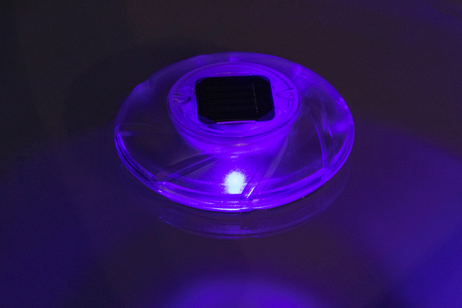 schwimmende Solar-LED-Poolleuchte, Ø 18 cm