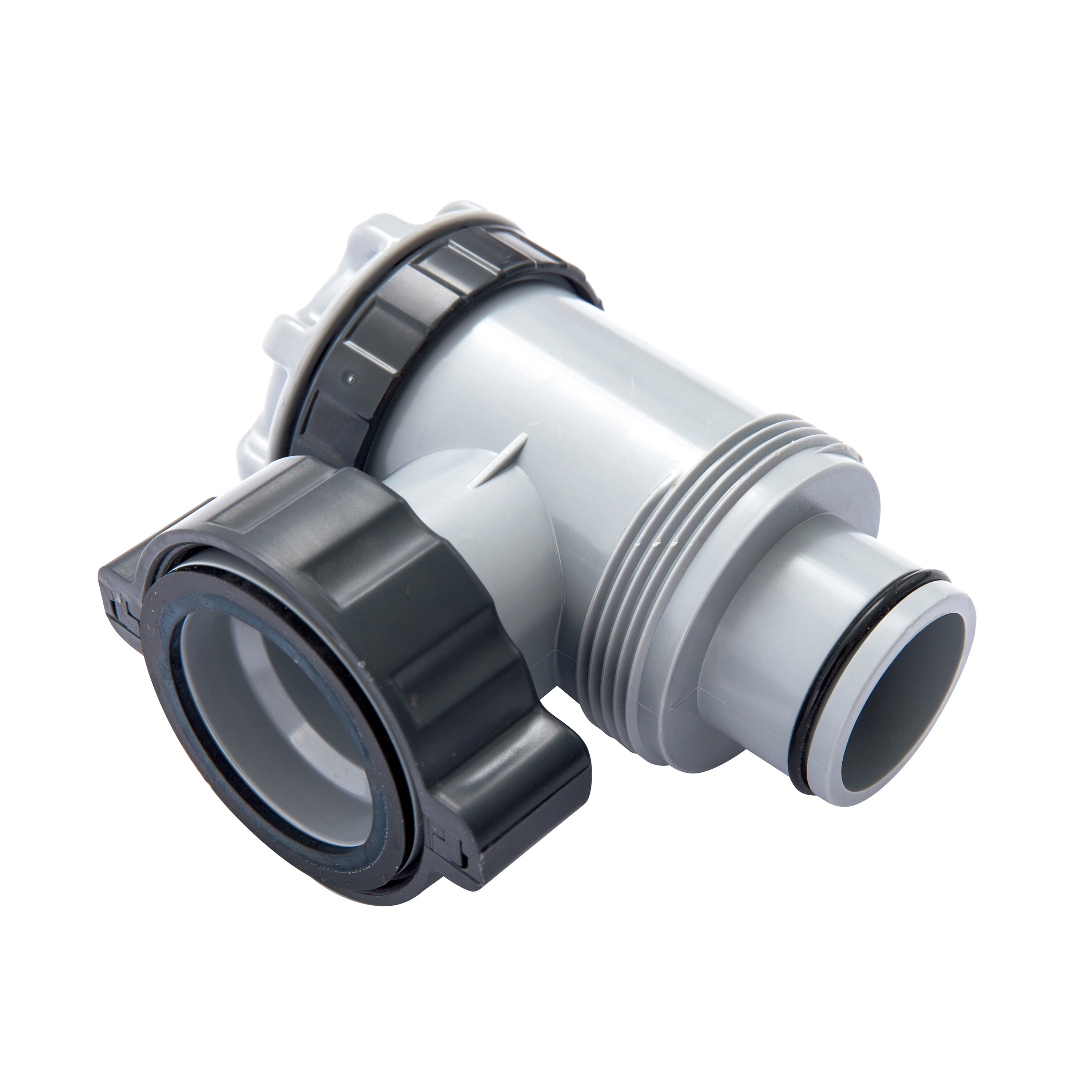Bestway® Spare Part Connection valve (dark grey) for pools with a 38 mm connection