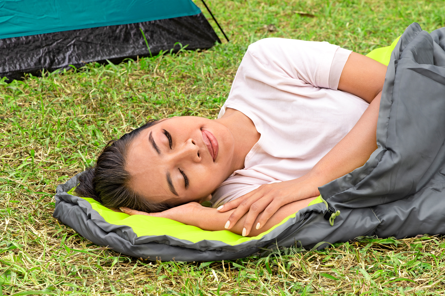 Mumien-Schlafsack Hiberhide 10 220 x 75 x 50 cm, sortiert